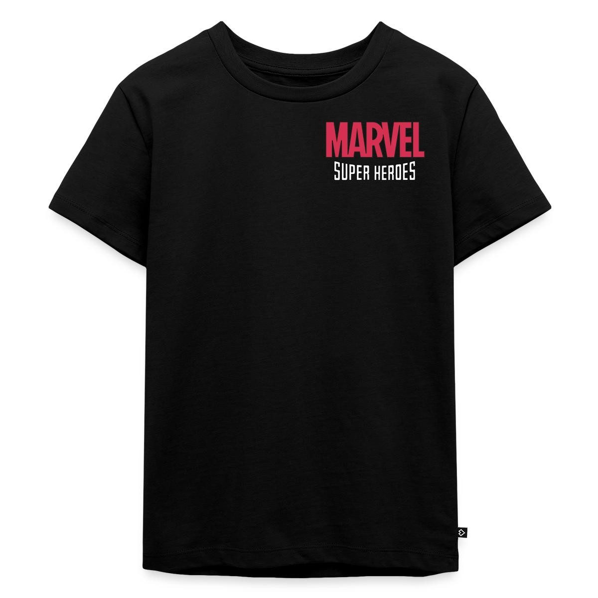 T-Shirt Avengers Marvel Superhelden Chest- Und Backprint Kinder Premium T-Shir
