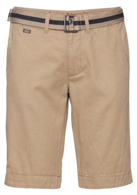 Bruno Banani Chinoshorts inklusive Gürtel