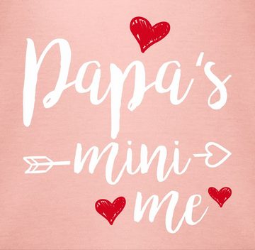 Shirtracer T-Shirt Papas Papa Mini Me - Ich liebe Dich Papa Geschenk Vatertag Baby
