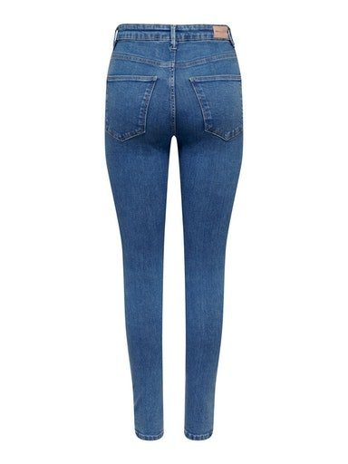 ONLICONIC DNM Medium SK High-waist-Jeans LONG Denim Blue ONLY NOOS HW ANK