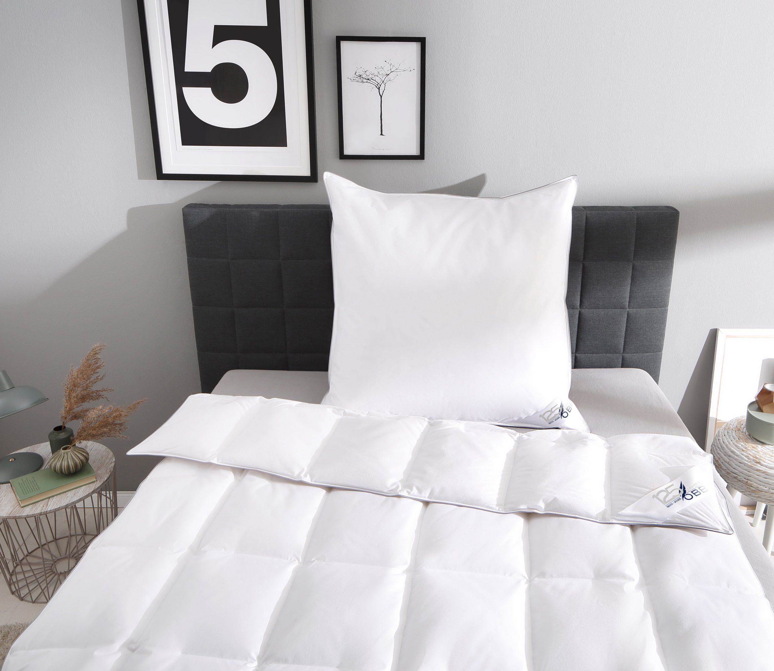 OBB Daunenbettdecke + Kopfkissen Edition 125 Jahre, Bettendeckenset 2teilig günstig online kaufen