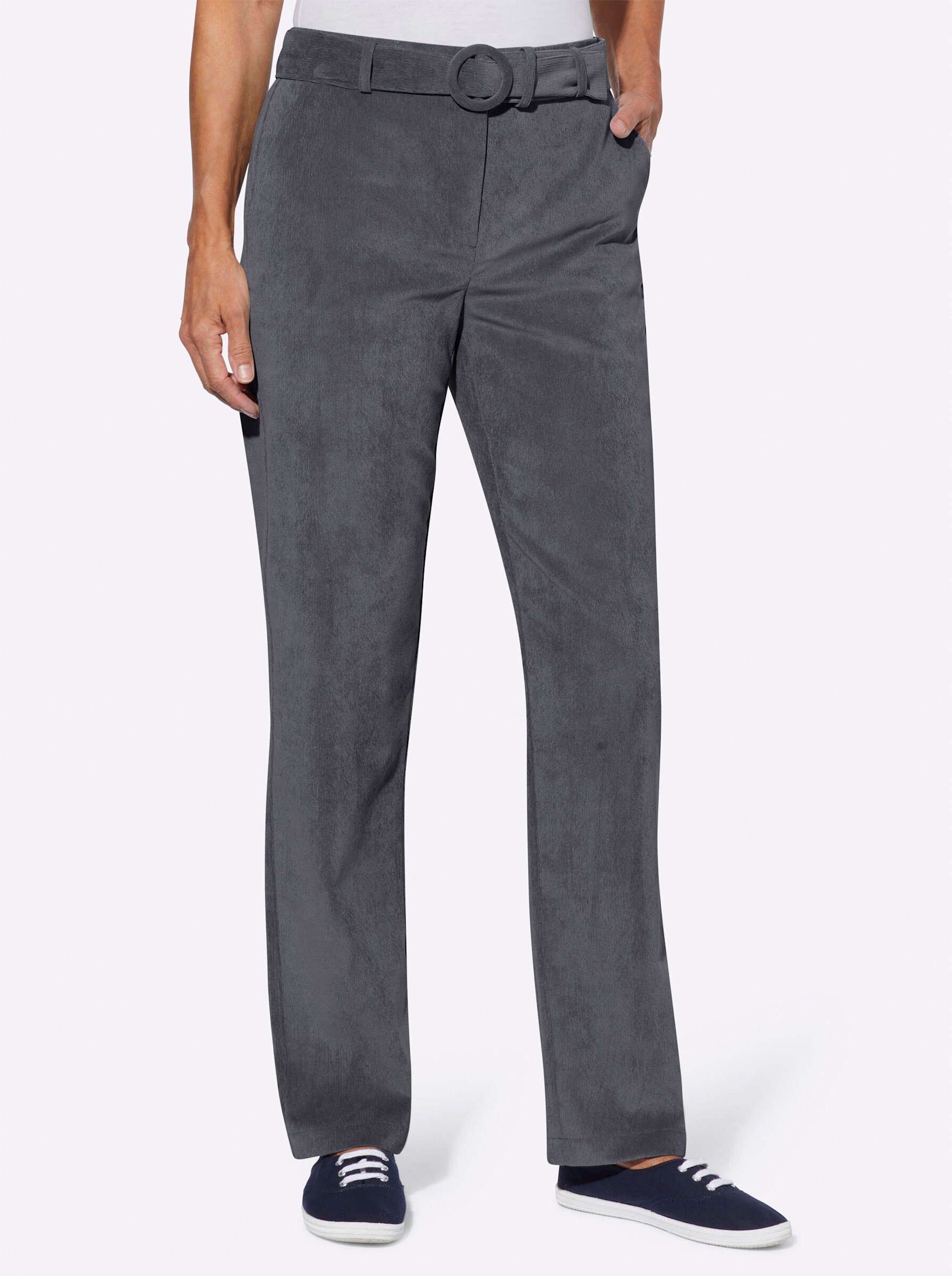 Sieh an! Jerseyhose Cordhose Innenbeinlänge ca. günstig online kaufen