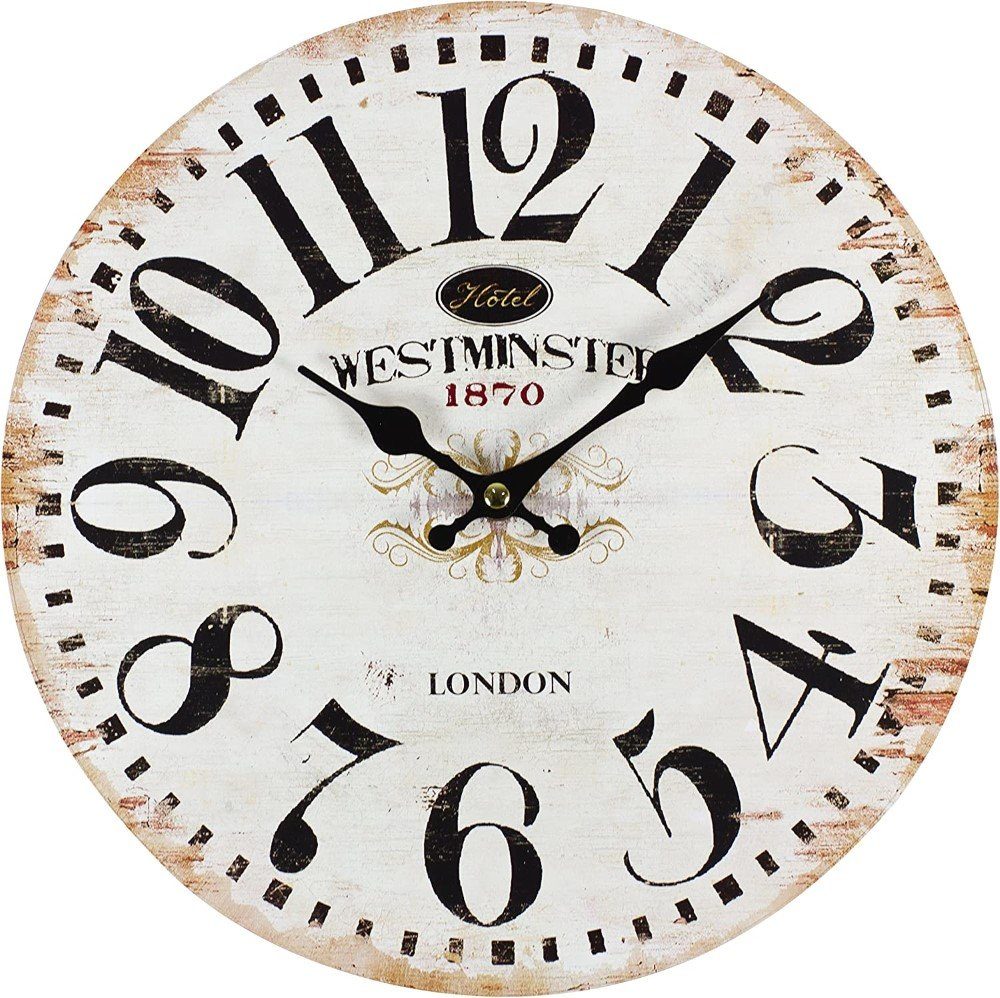 PERLA pd DESIGN Wanduhr VintageWood Küchenzeit günstig online kaufen