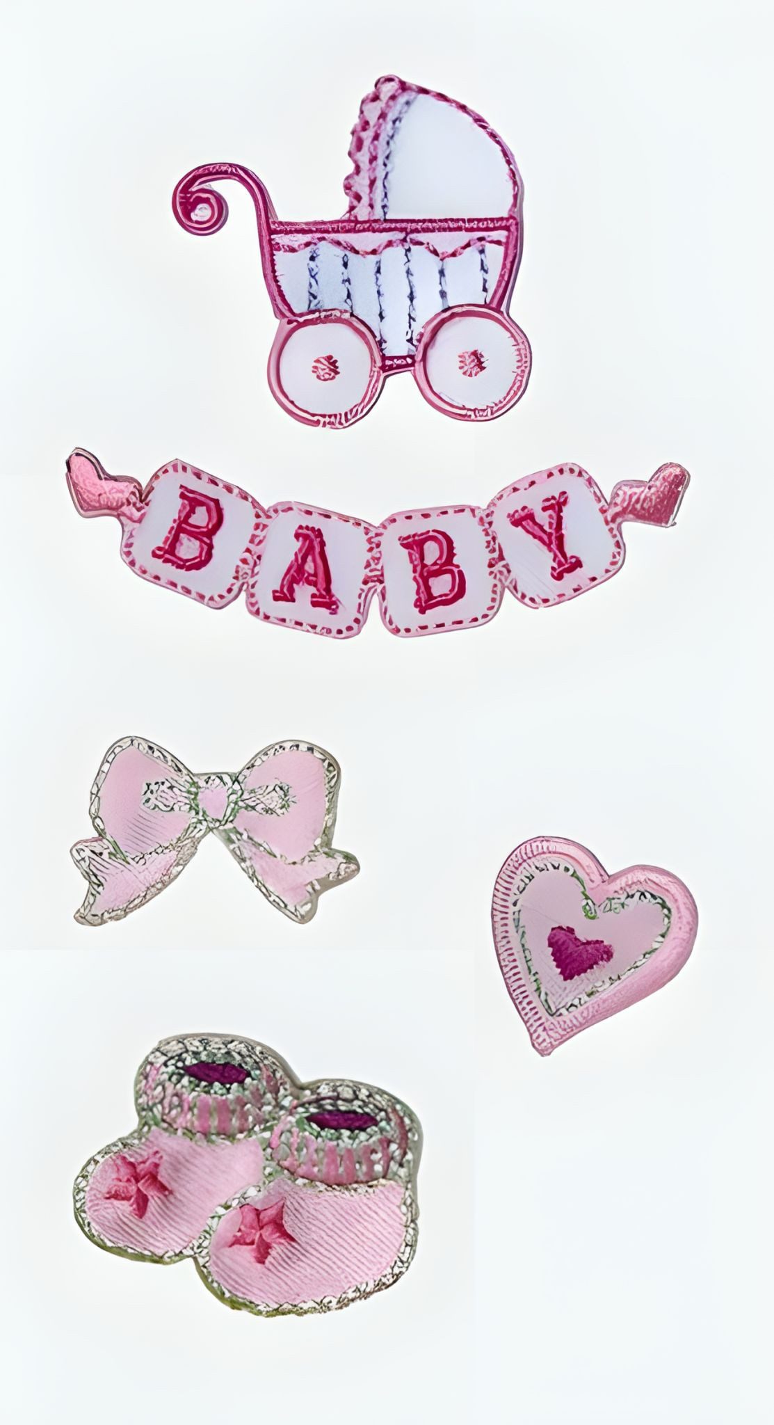 Heyda Sticker HEYDA 203782807 Textil-Sticker Baby Girl 1 75 x165 cm