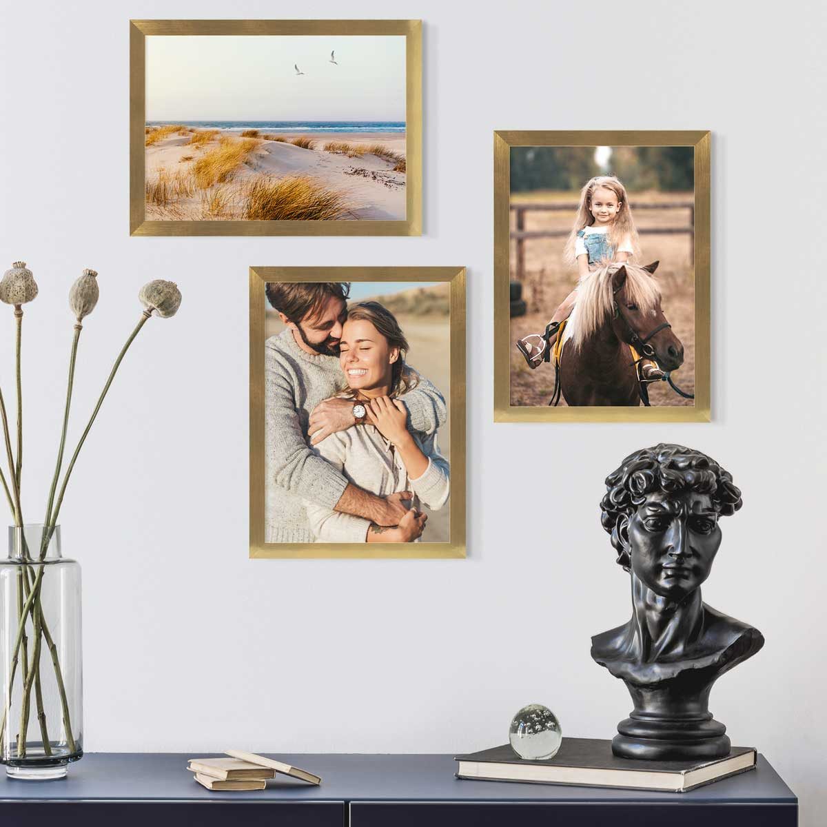 PHOTOLINI Bilderrahmen 3er Set breite Rahmen, günstig online kaufen