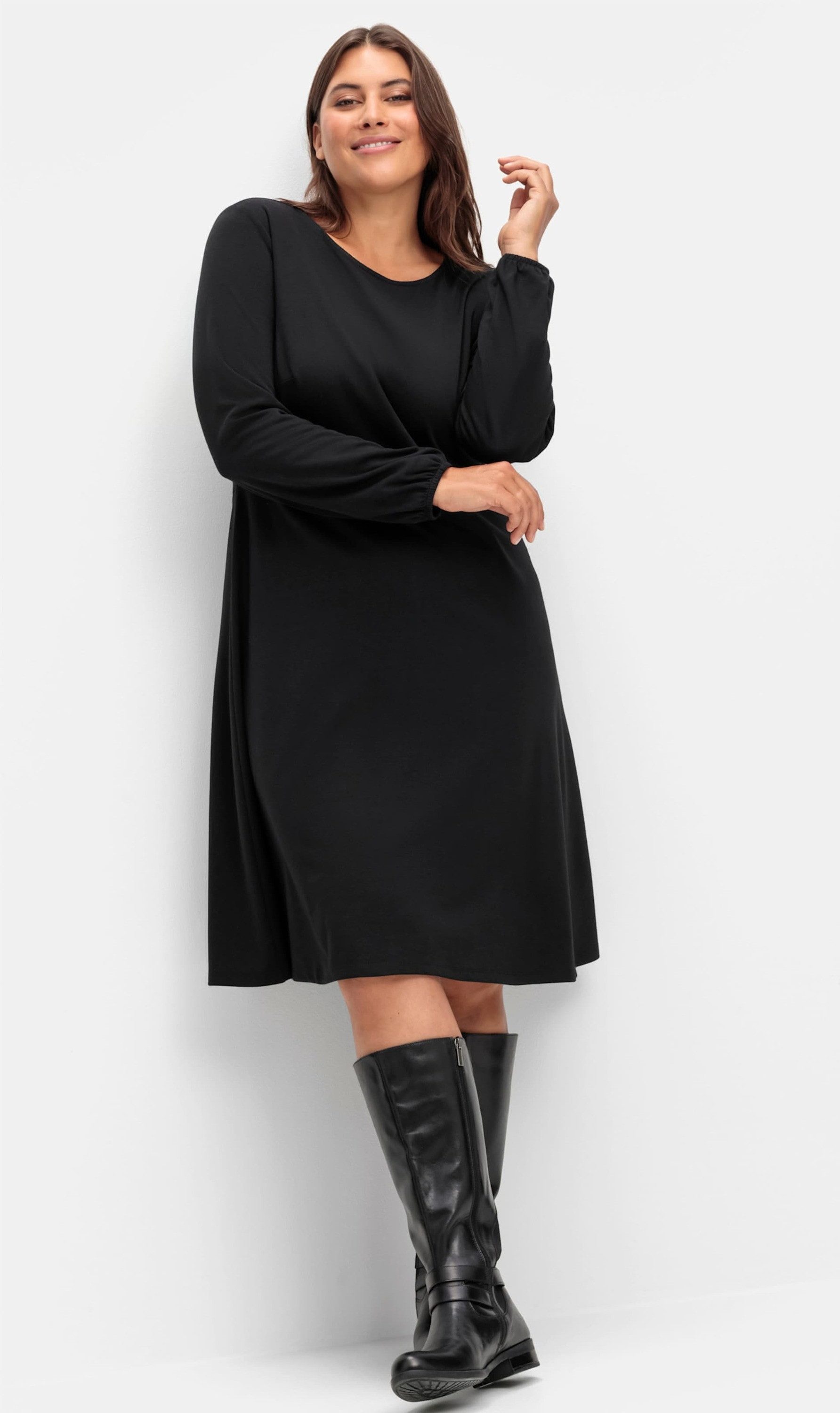 Sieh an! Etuikleid Kleid Langarm