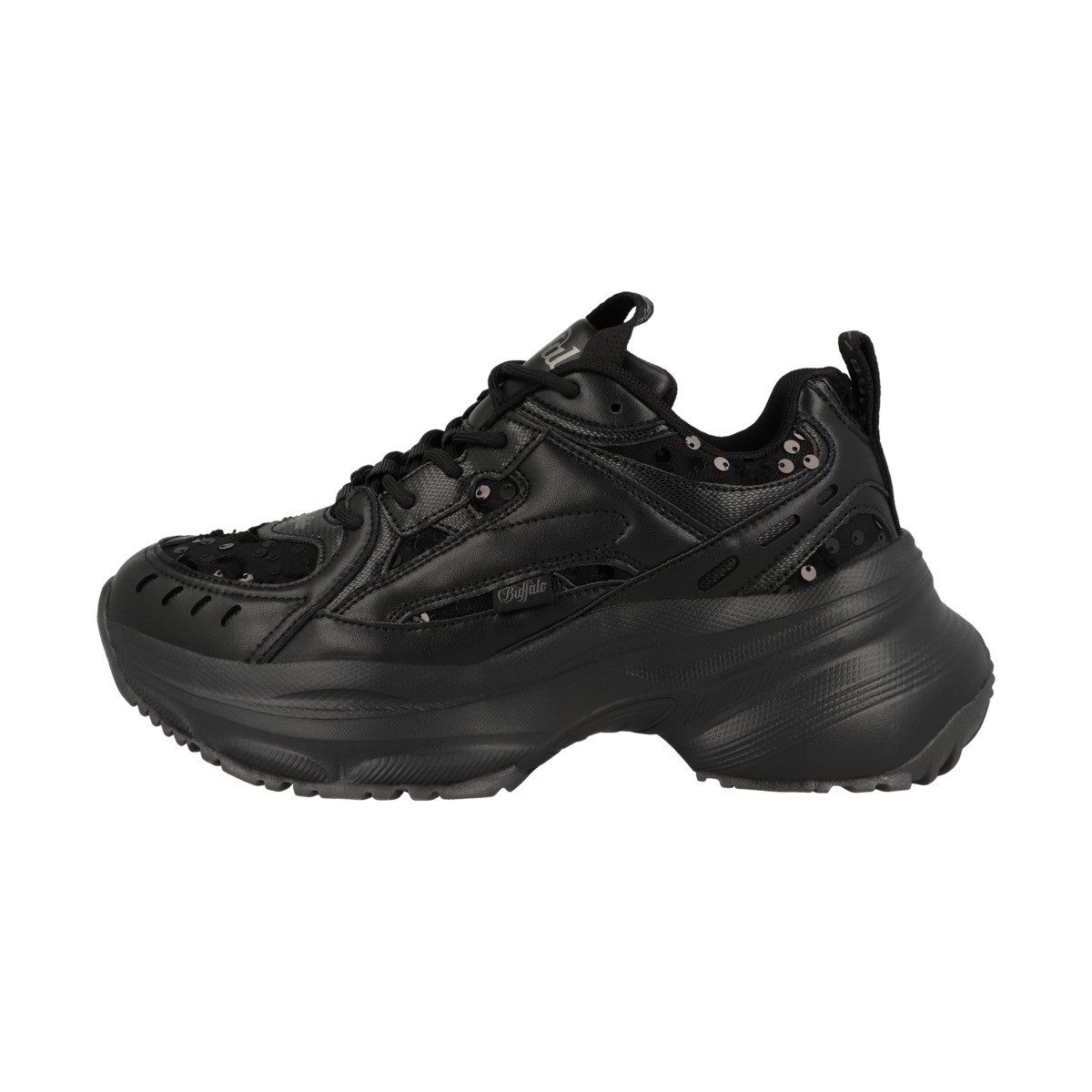 Buffalo Valencia Glam Damen Sneaker Turnschuhe, Sportschuhe, Freizeitschuhe, Halbschuhe, Schnürschuhe