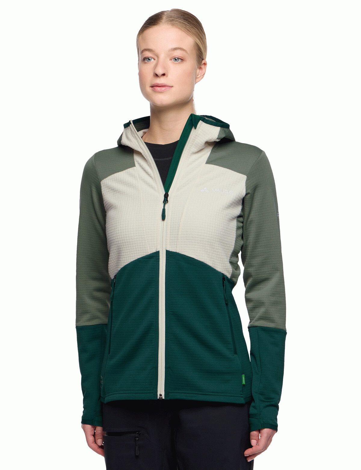 VAUDE Fleecejacke Women's Monviso Hooded Grid Fleece Jacket