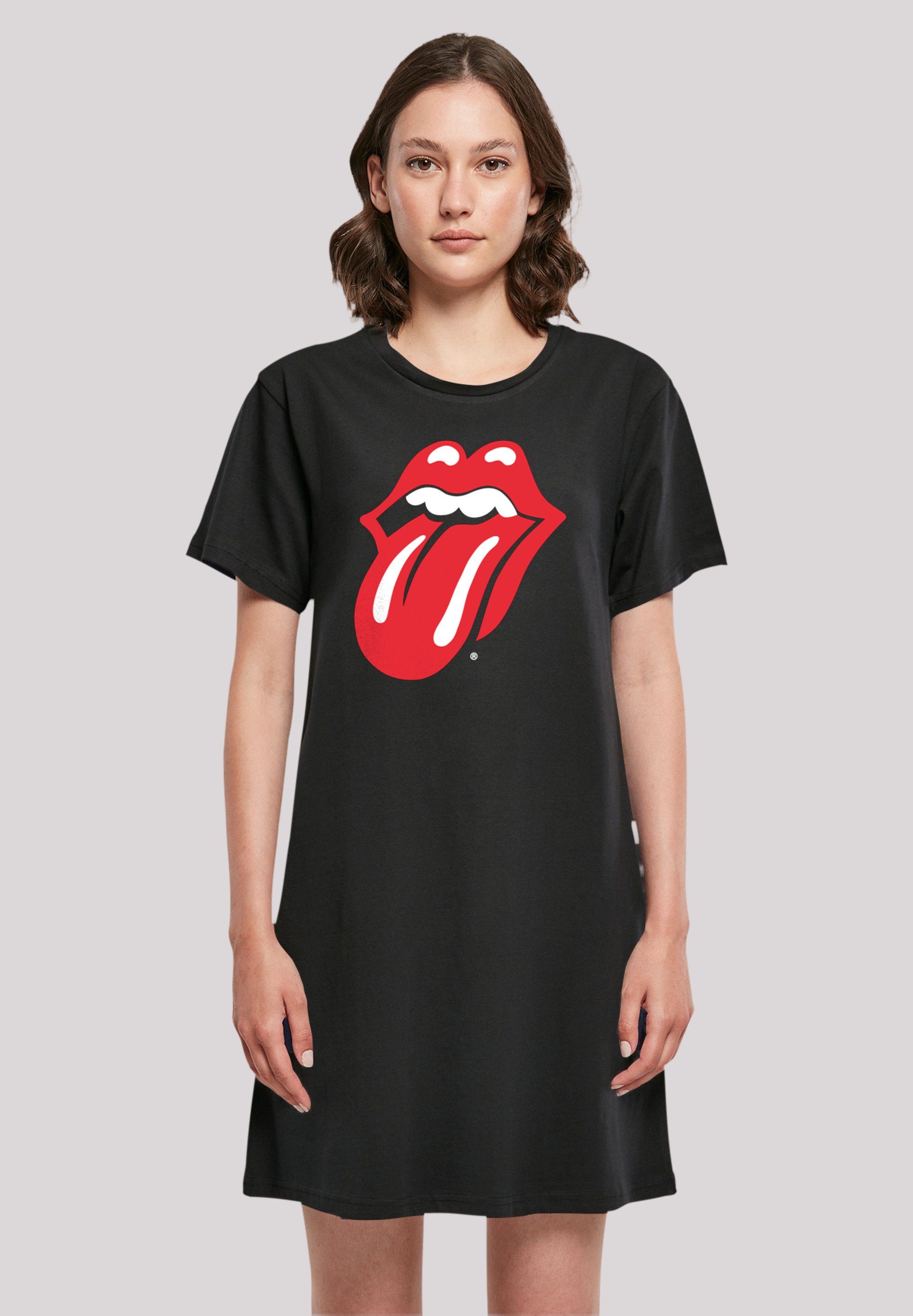 F4NT4STIC Shirtkleid Rolling Stones Print T-Shirt The Kleid Zunge