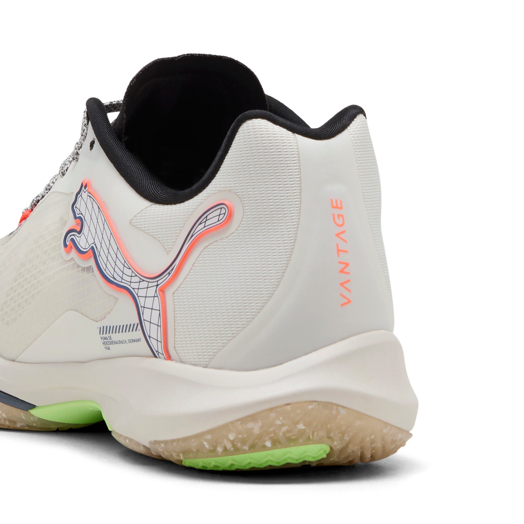 PUMA Vantage Nitro FOREVER.BETT PUMA WHITE-GREY DAWN-SAFETY YE Handballschuh