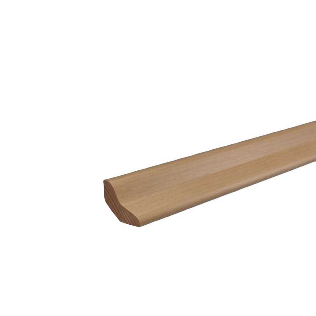 Südbrock Sockelleiste Sockelleiste Hohlkehlleiste Buche 30 x 30 Deckenleiste, L: 240 cm, H: 3 cm, 1-St., Buche