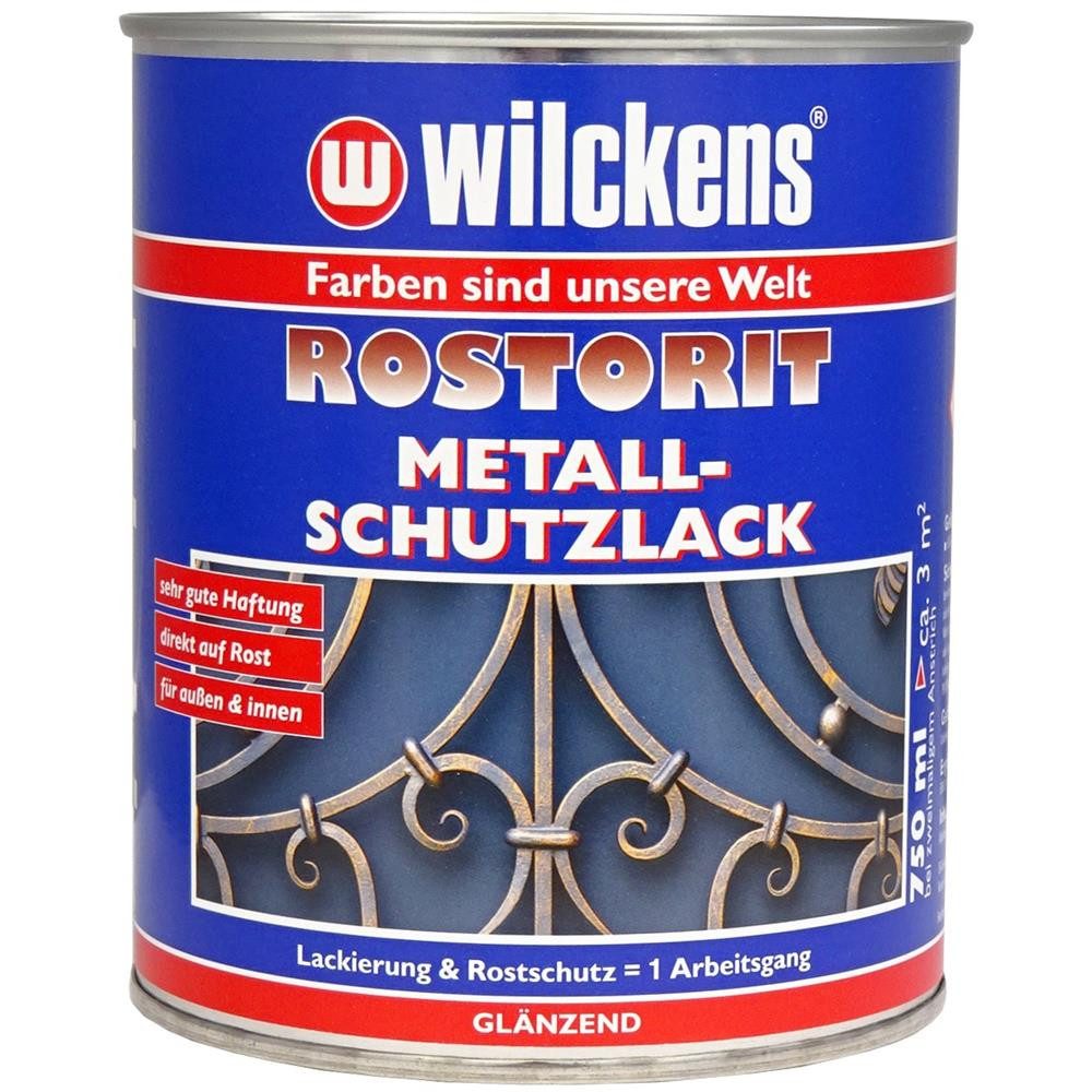 Wilckens Farben Metallschutzlack Rostorit, glänzend, Enzianblau RAL 5010, 750 ml
