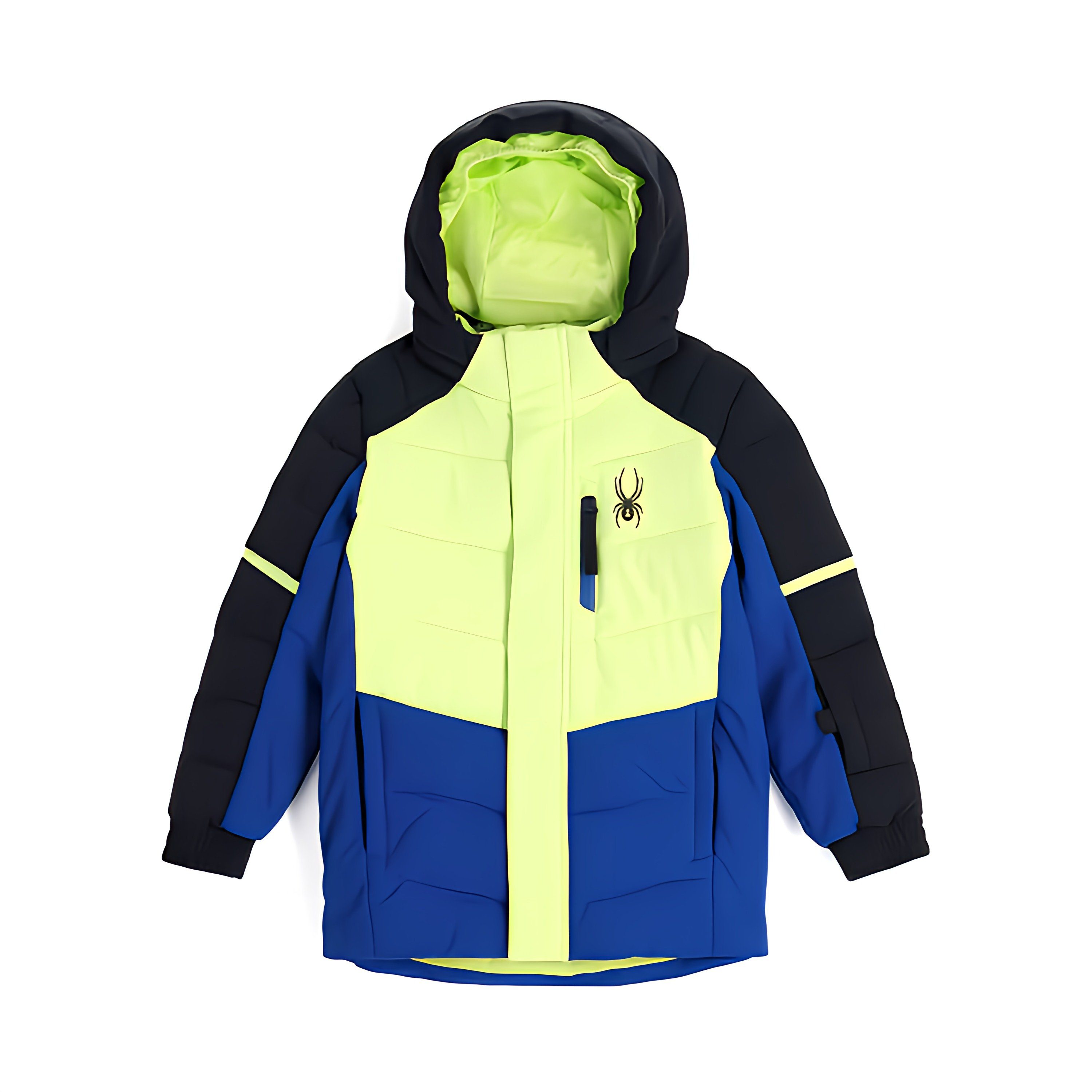 für Skijacke Impulse Skijacke Spyder Down lime Kinder Jacket Synthetic