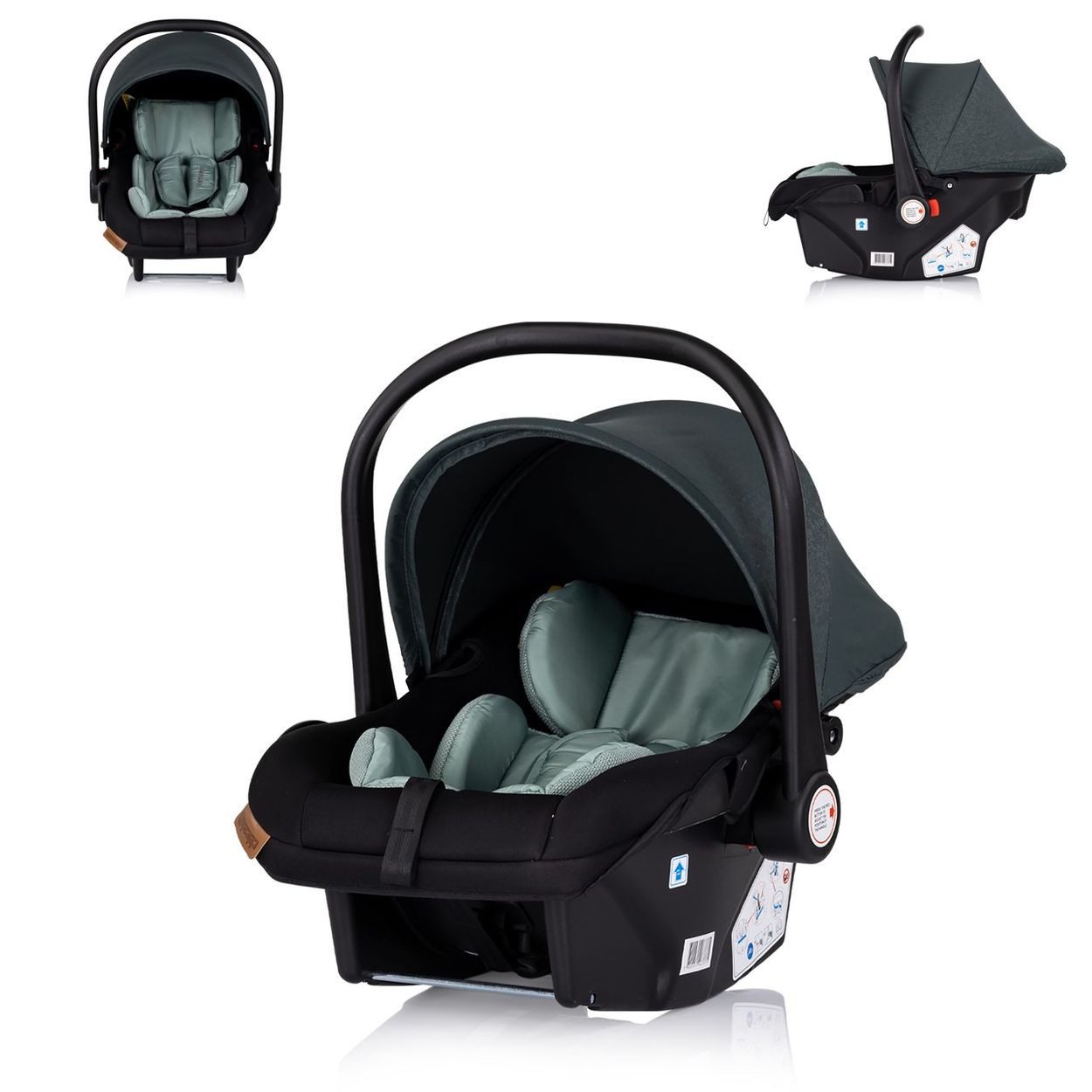 Chipolino Babyschale Babyschale Amore i-Size Gr. 0+, ab: 0, bis: 1.25, (0 - 13 kg) Kissen Griff verstellbar
