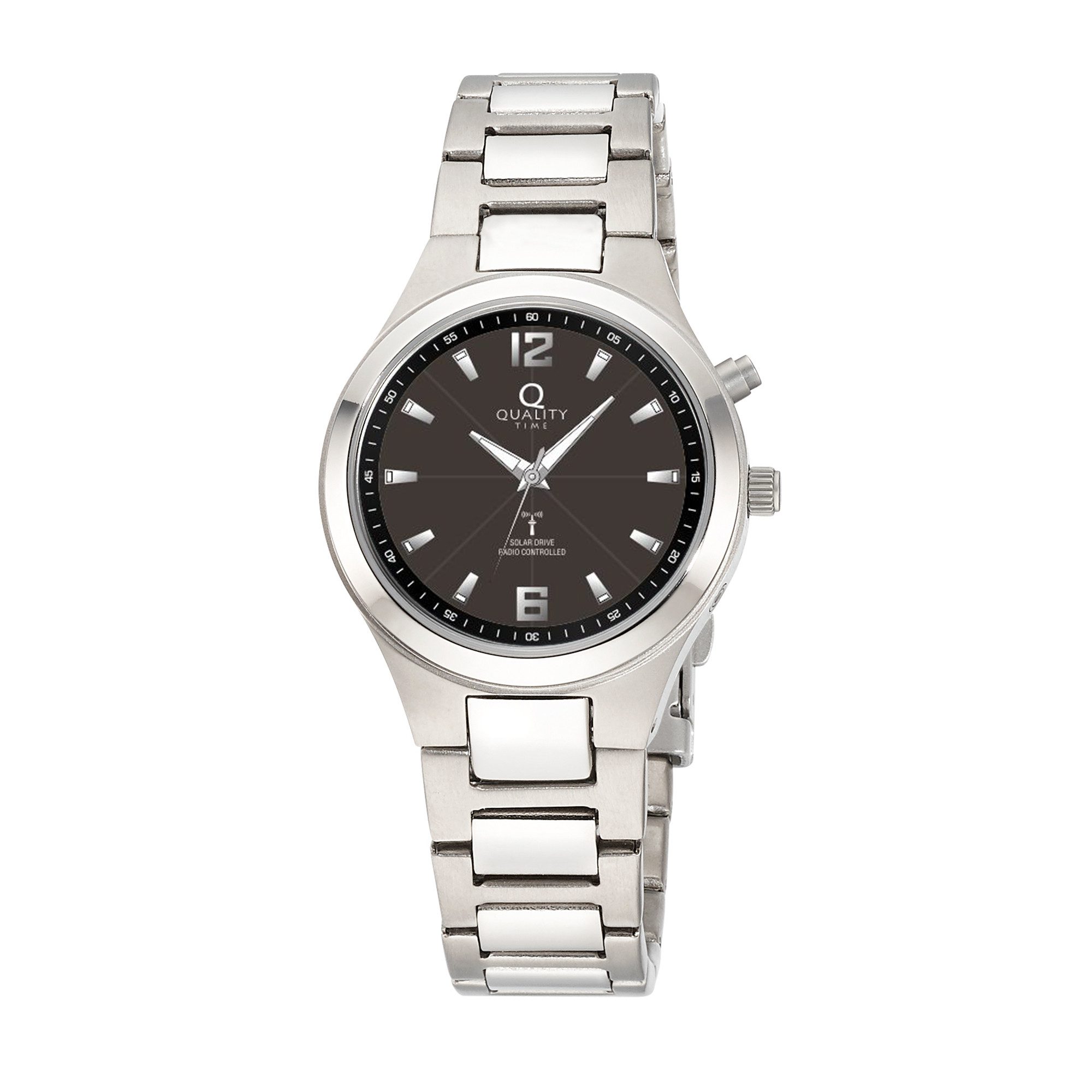 QUALITY TIME Funkuhr QLT-11394-91M, Armbanduhr, Solar, Damenuhr, analog günstig online kaufen