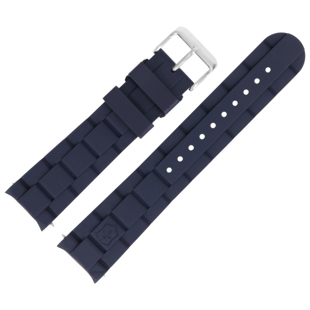 Uhrenarmband 22mm Kunststoff Blau 4783