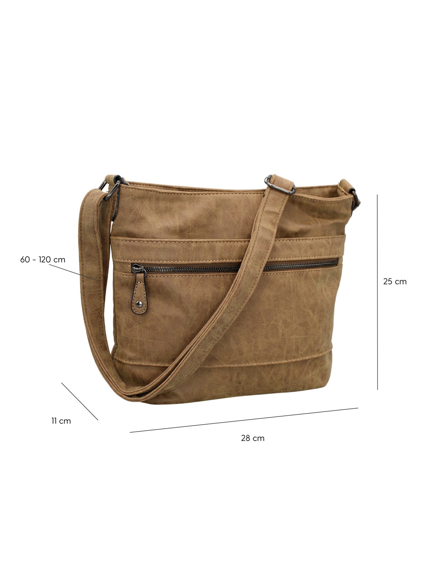 BRISE TASCHE Schultertasche Urban Chic Umhängetasche für Damen, Schultertasche, Handtasche