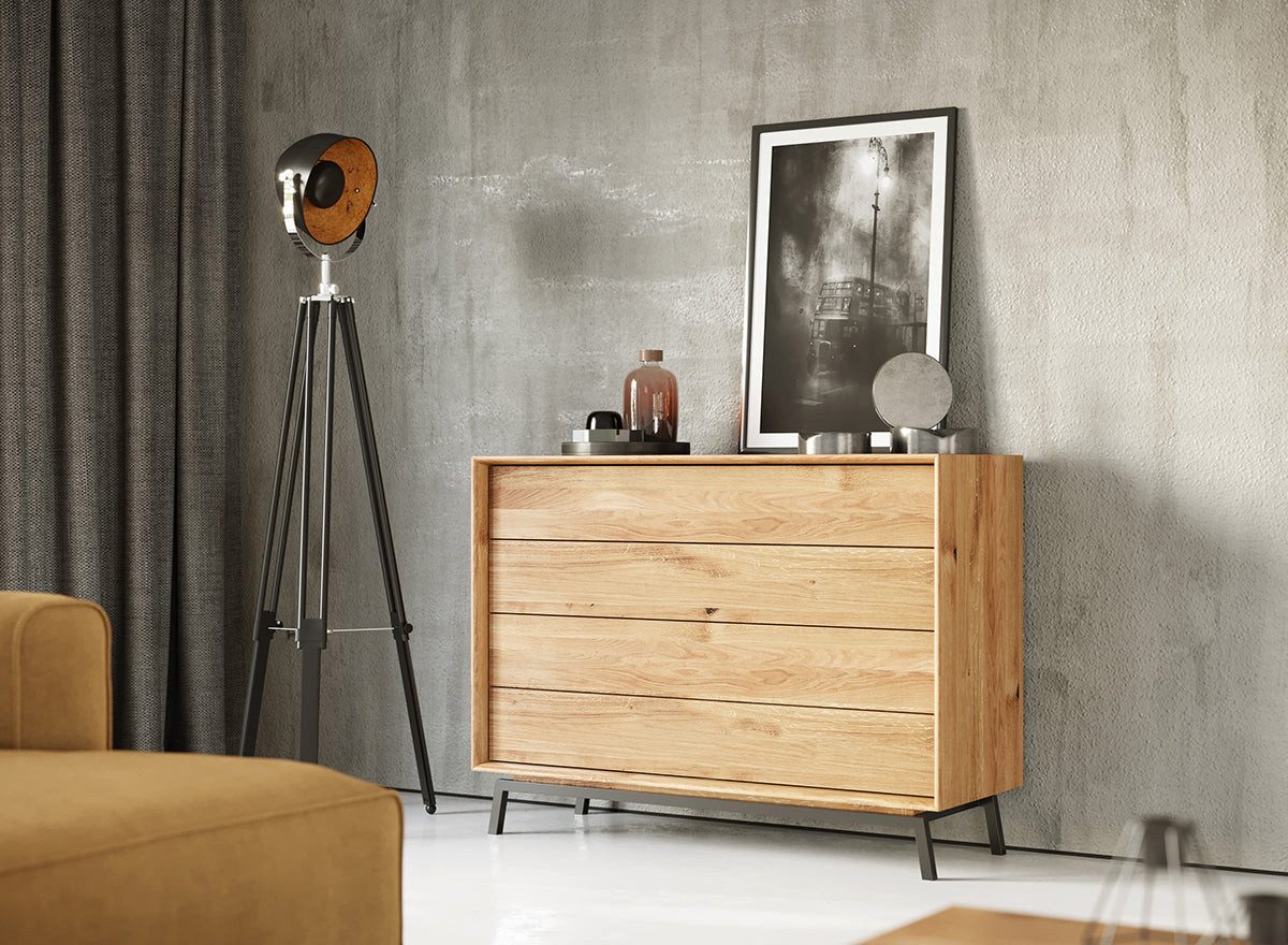 Katmandu Sideboard Modern Loft aus massiver Eiche