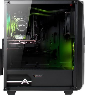 Hyrican Striker SET02262 Gaming-PC-Komplettsystem (27", Ryzen Ryzen 5 5600X, RTX 3060 Ti, 16 GB RAM, 960 GB SSD, 5600X, Windows 11, inklusive 27" Monitor AOC C27G2AE/BK)