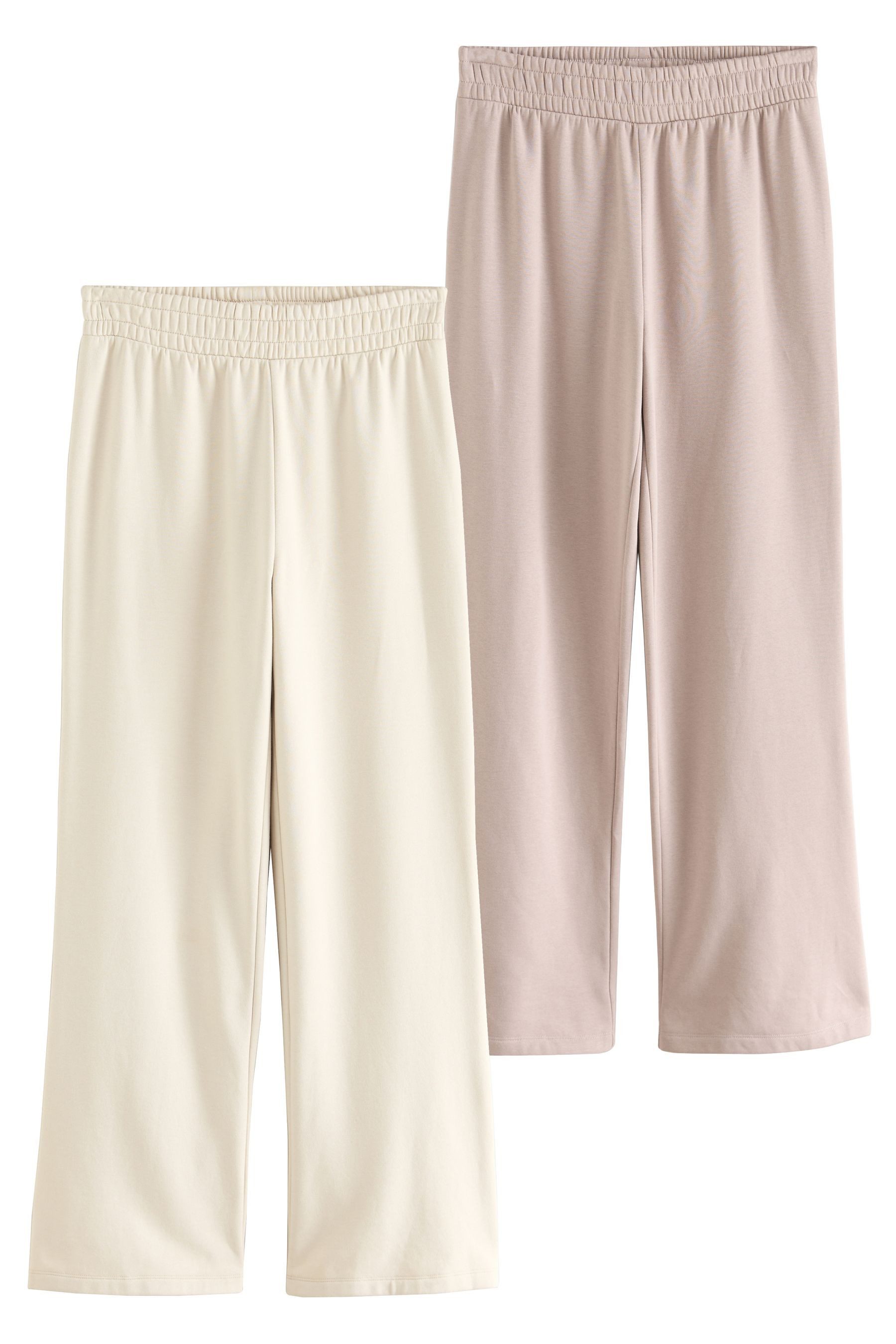 Jogginghose The Set Jogginghose mit weitem Bein, 2er-Pack