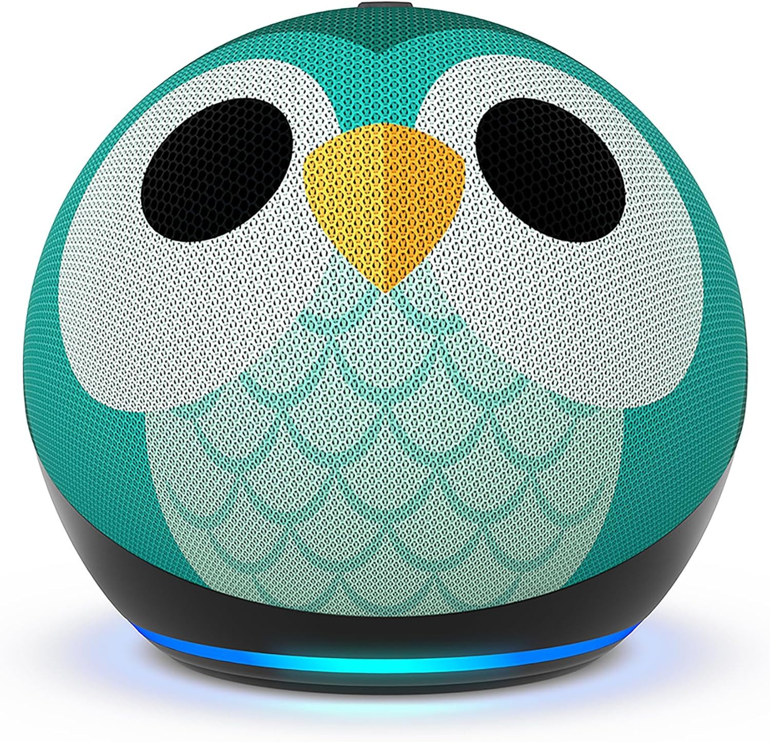 Amazon Echo Dot Kids (Neueste Generation), WLAN Bluetooth-Lautsprecher Lautsprecher (1 Jahr Amazon Kids+ Inhalte inklusive, Drachen-Design)