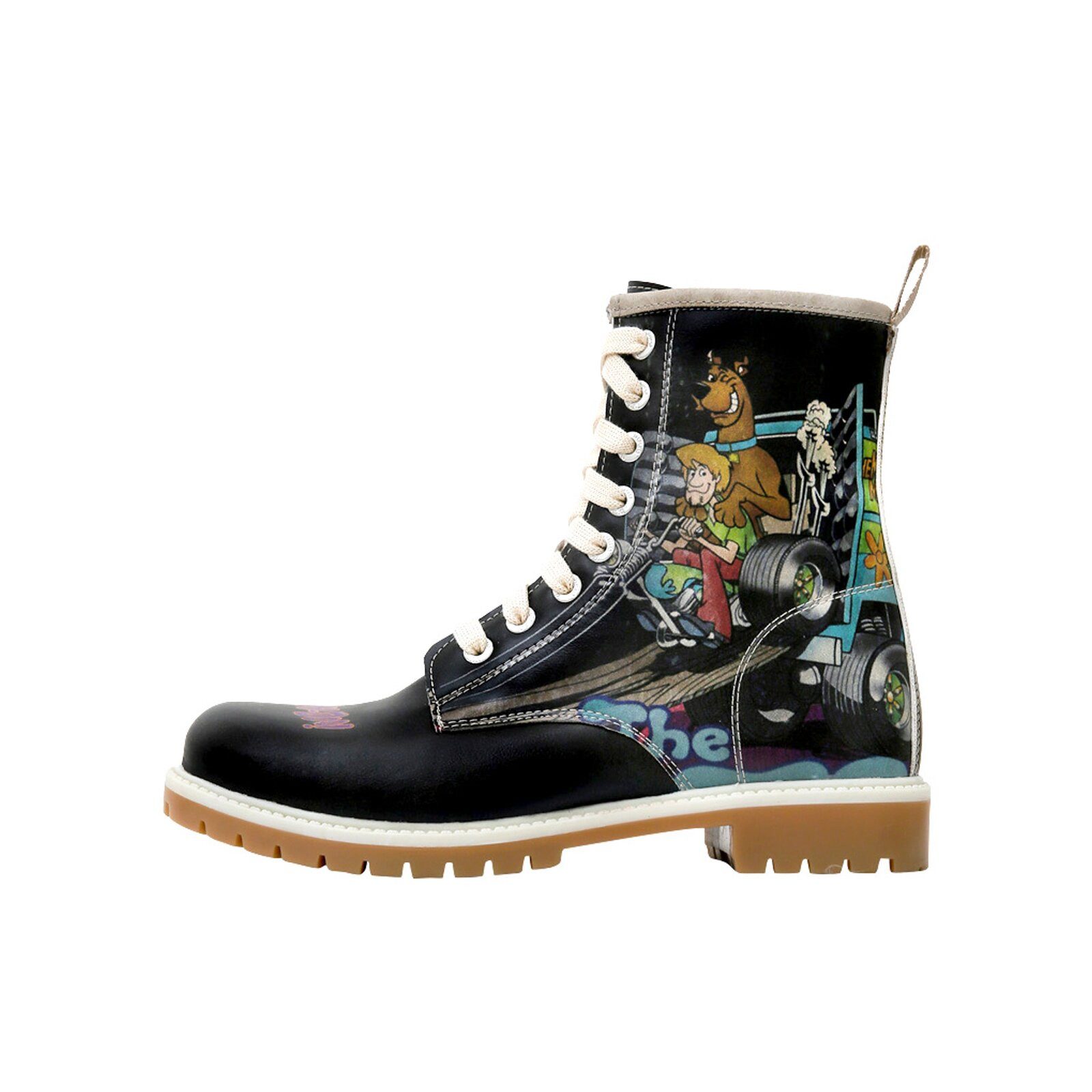 DOGO Long Boots Schnürstiefel Midnight Mystery Damen Stiefeletten Schnürboots Handgefertigt