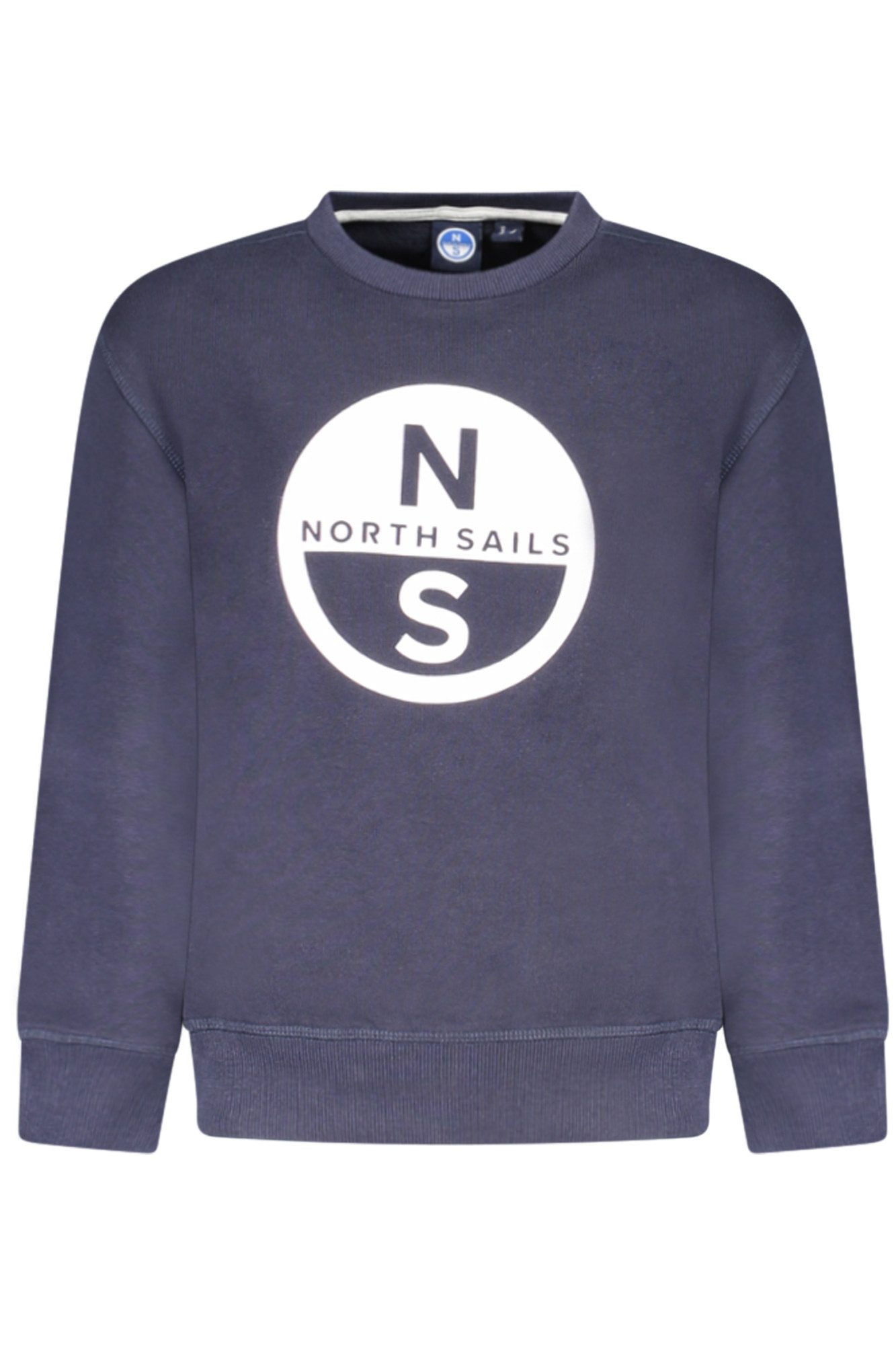 North Sails Sweatshirt Blauer Langarm-Kinderpullover mit Druck –