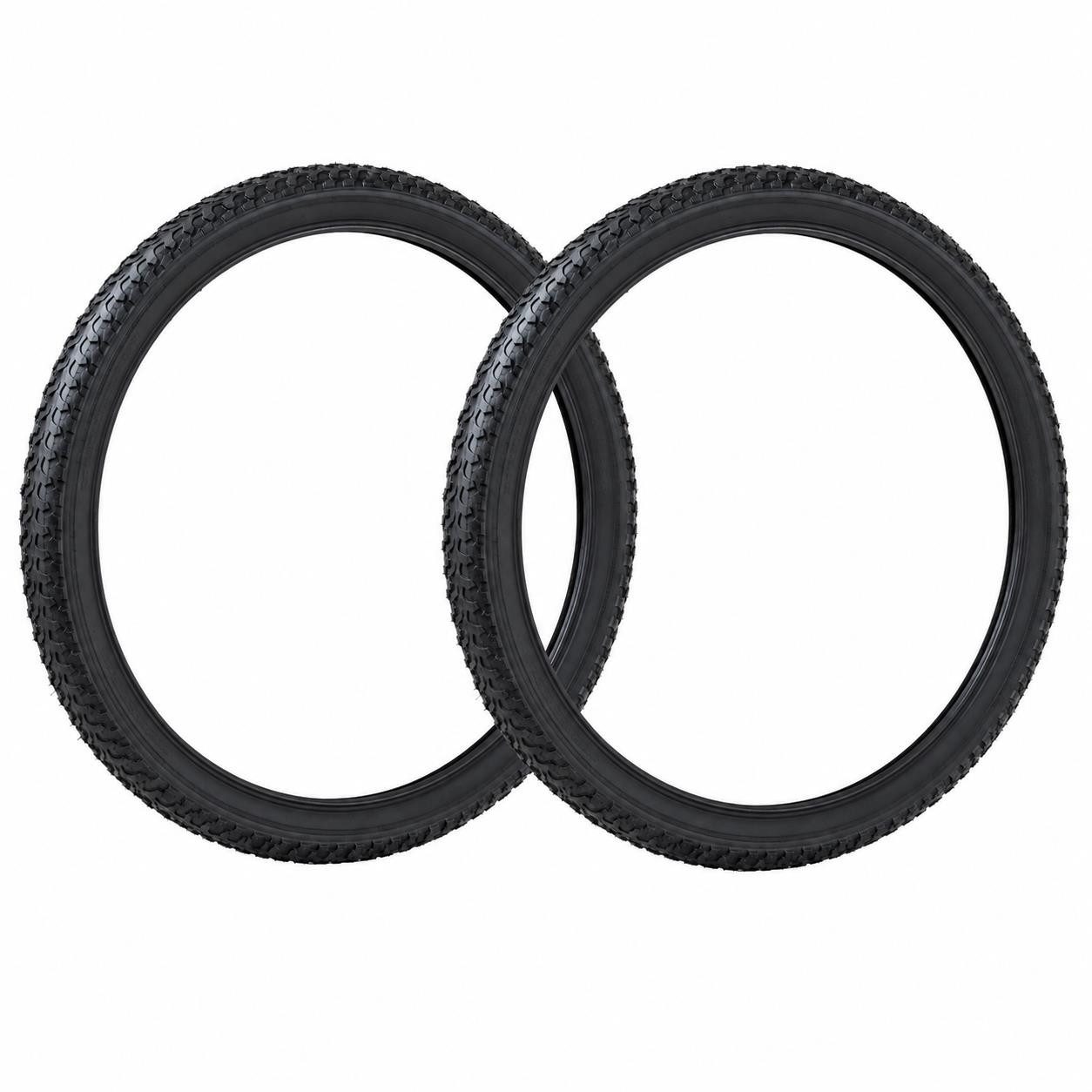 BAYLI Fahrradreifen 2er Set - Fahrradreifen 26 Zoll 26x2,125, MTB Fahrradmantel Trekking
