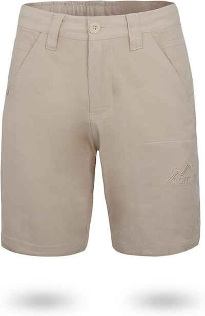 normani Bermudas Herren Shorts Gobi Vintage Shorts kurze Chino Sommershort mit invisible Zippertasche aus 100% Bio-Baumwolle