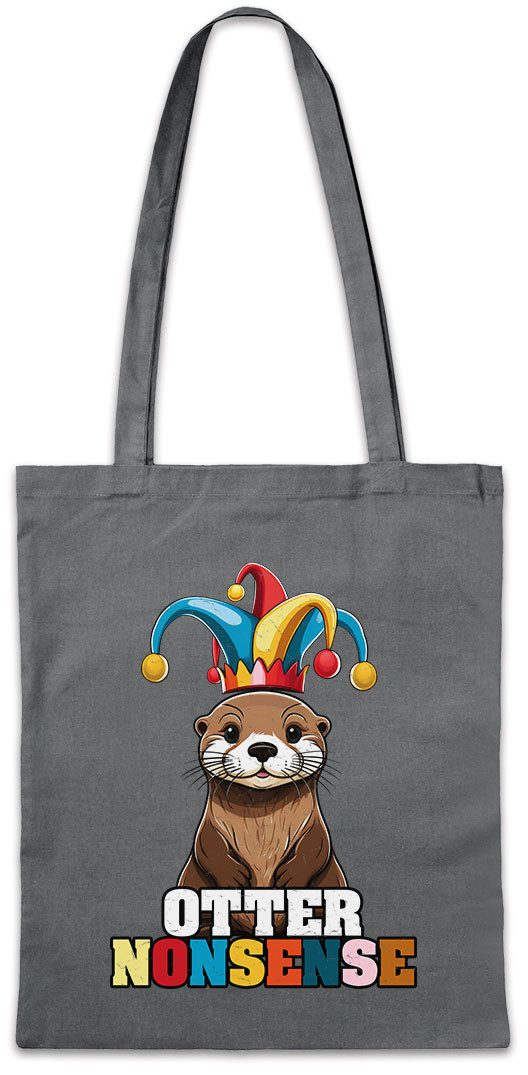 Beuteltasche Otter Nonsense Stofftasche Other Slogan Wildlife lontra Nutria