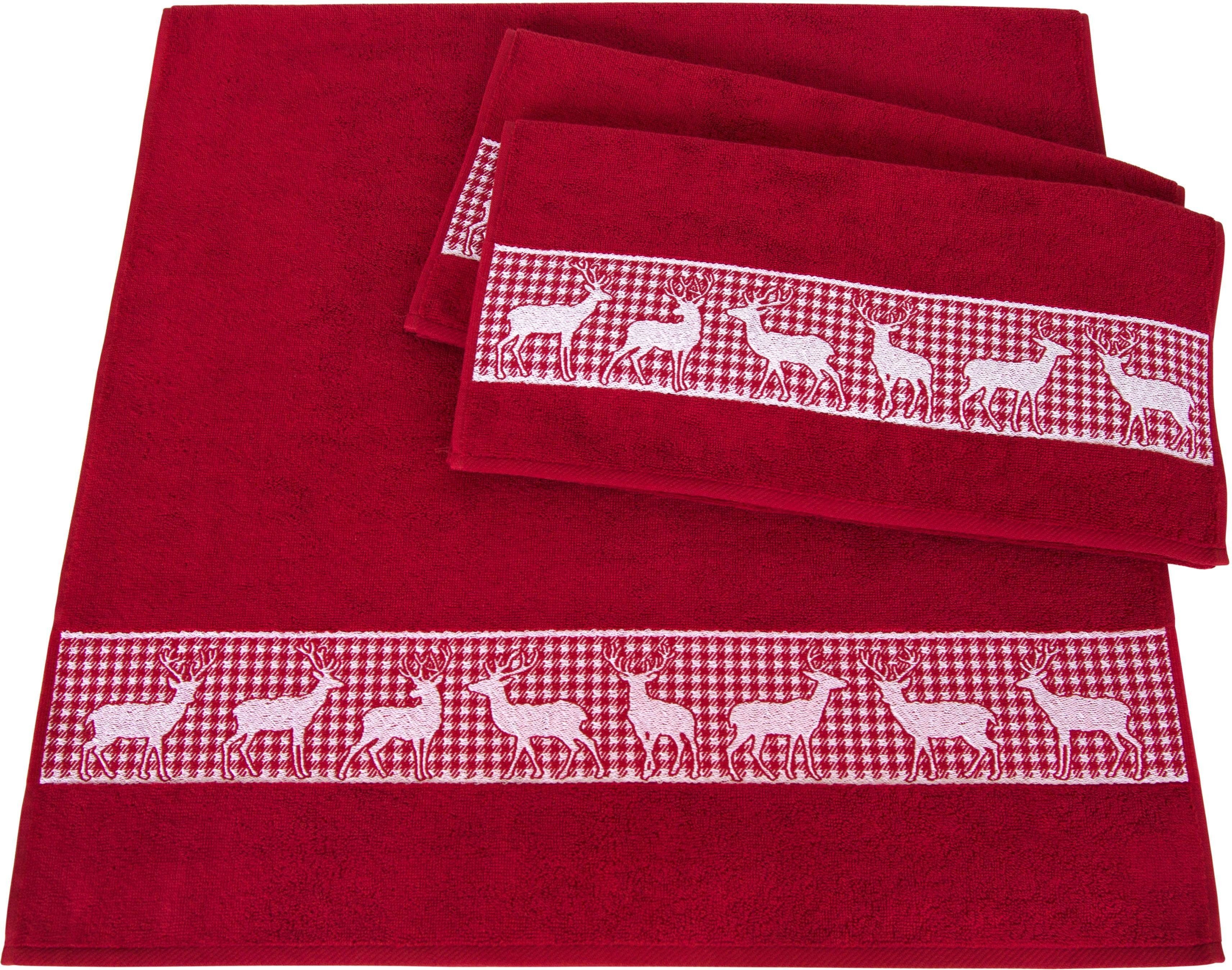 Handtuch Set Hirschparade