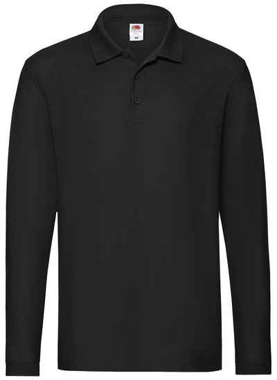 Fruit of the Loom Poloshirt Fruit of the Loom Premium Long Sleeve Polo