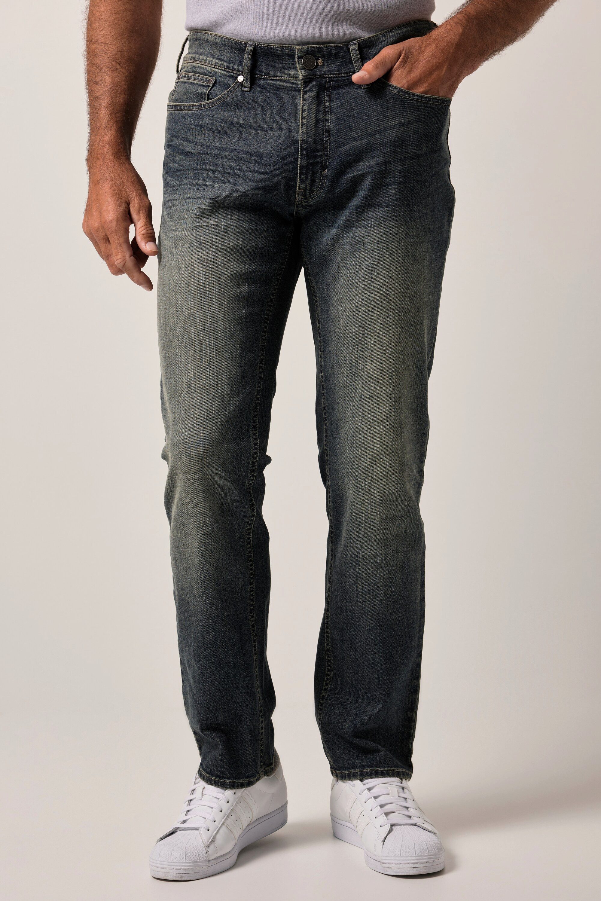 JP1880 5-Pocket-Jeans Jeans Denim FLEXNAMIC® Bauchfit Vintage Look