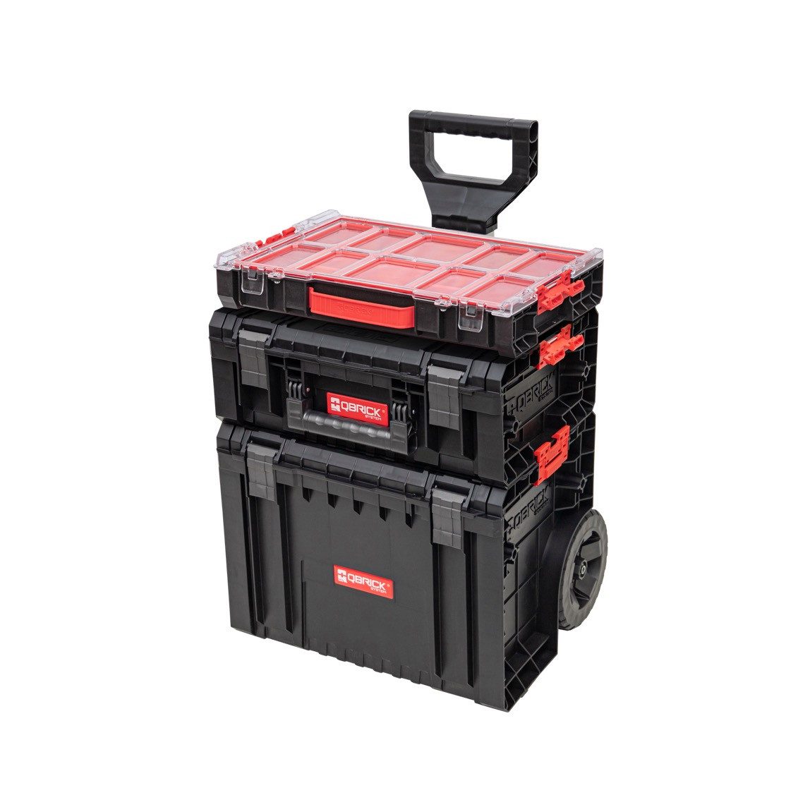 QBRICK System Werkzeugkoffer PRO Set 4 Werkzeugwagen Set + PRO Cart 2.0 + PRO Technician Case 2.0