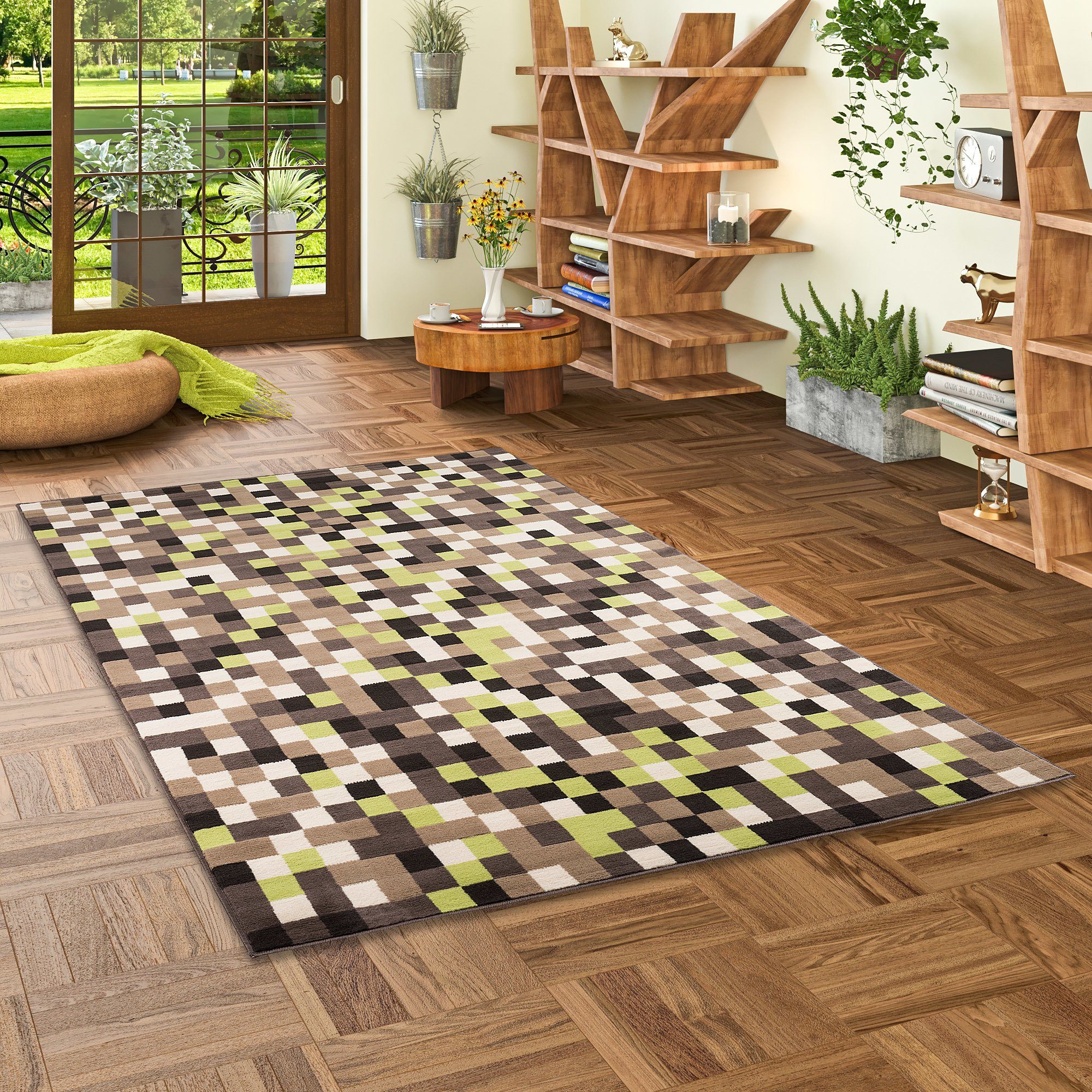 Pergamon Designteppich Teppich Modern Trendline Pixel, günstig online kaufen
