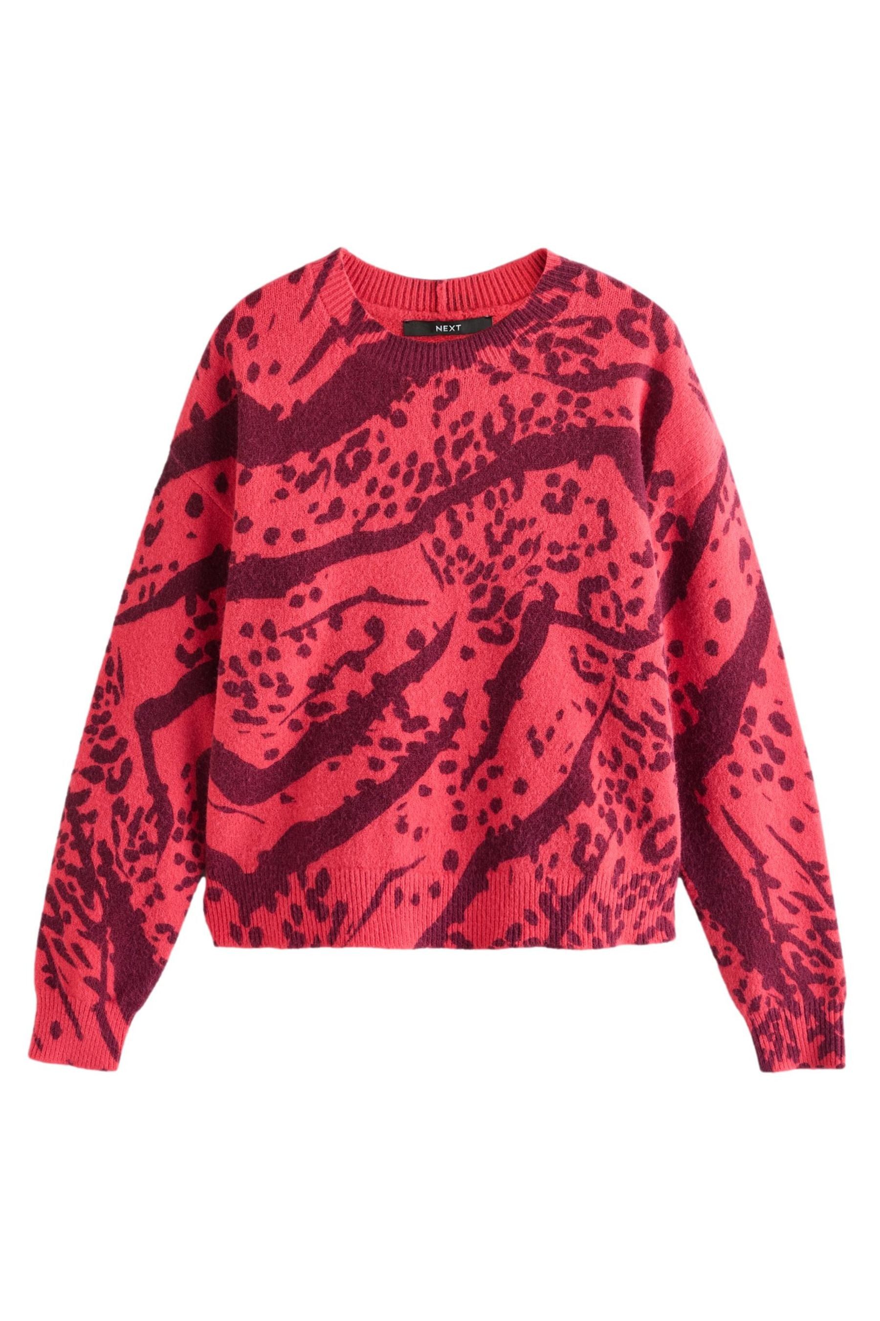 Next Strickpullover Kuscheliger Strickpullover und Tiermotiv-Print günstig online kaufen