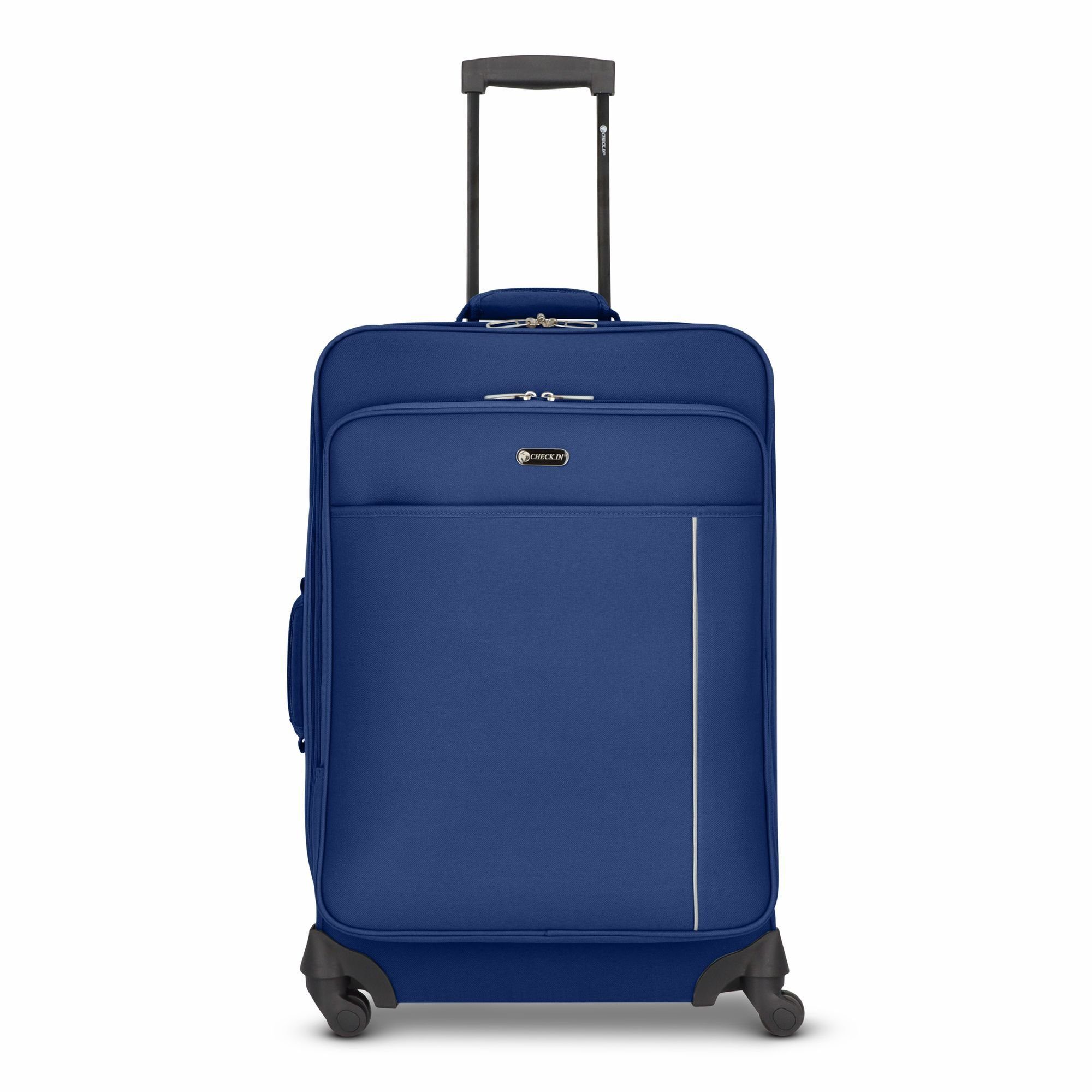 CHECK.IN® Weichgepäck-Trolley Sevilla, 4 Rollen, Polyester navy blue