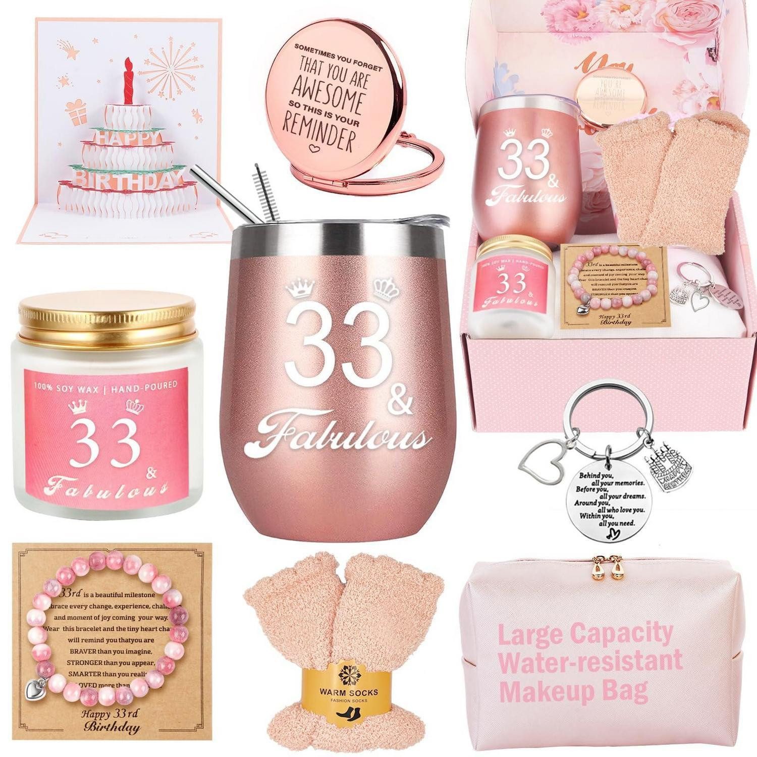 LuxusKollektion Geschenkbox Geburtstagsgeschenk Frau 33 Jahre lustig (1 St)
