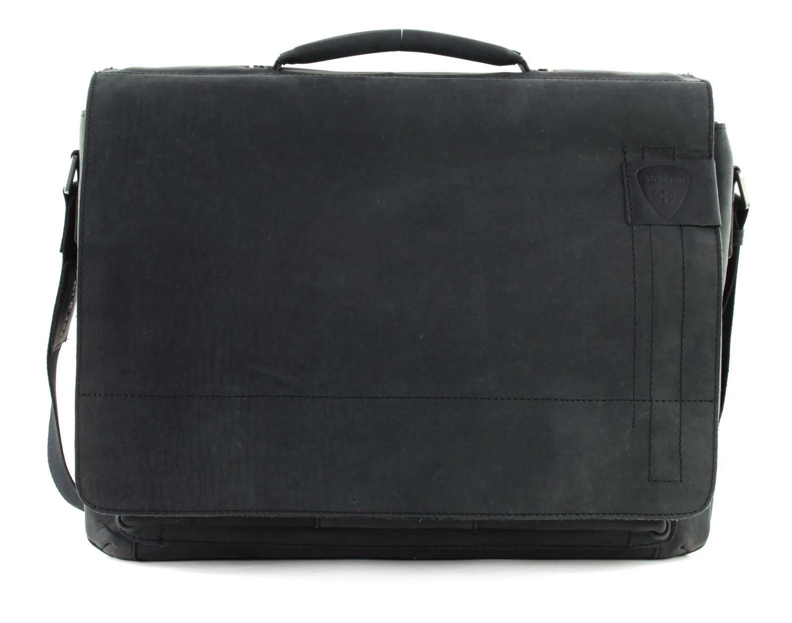 Strellson Schultertasche Jim Briefbag MHF, aus echtem Rindsleder