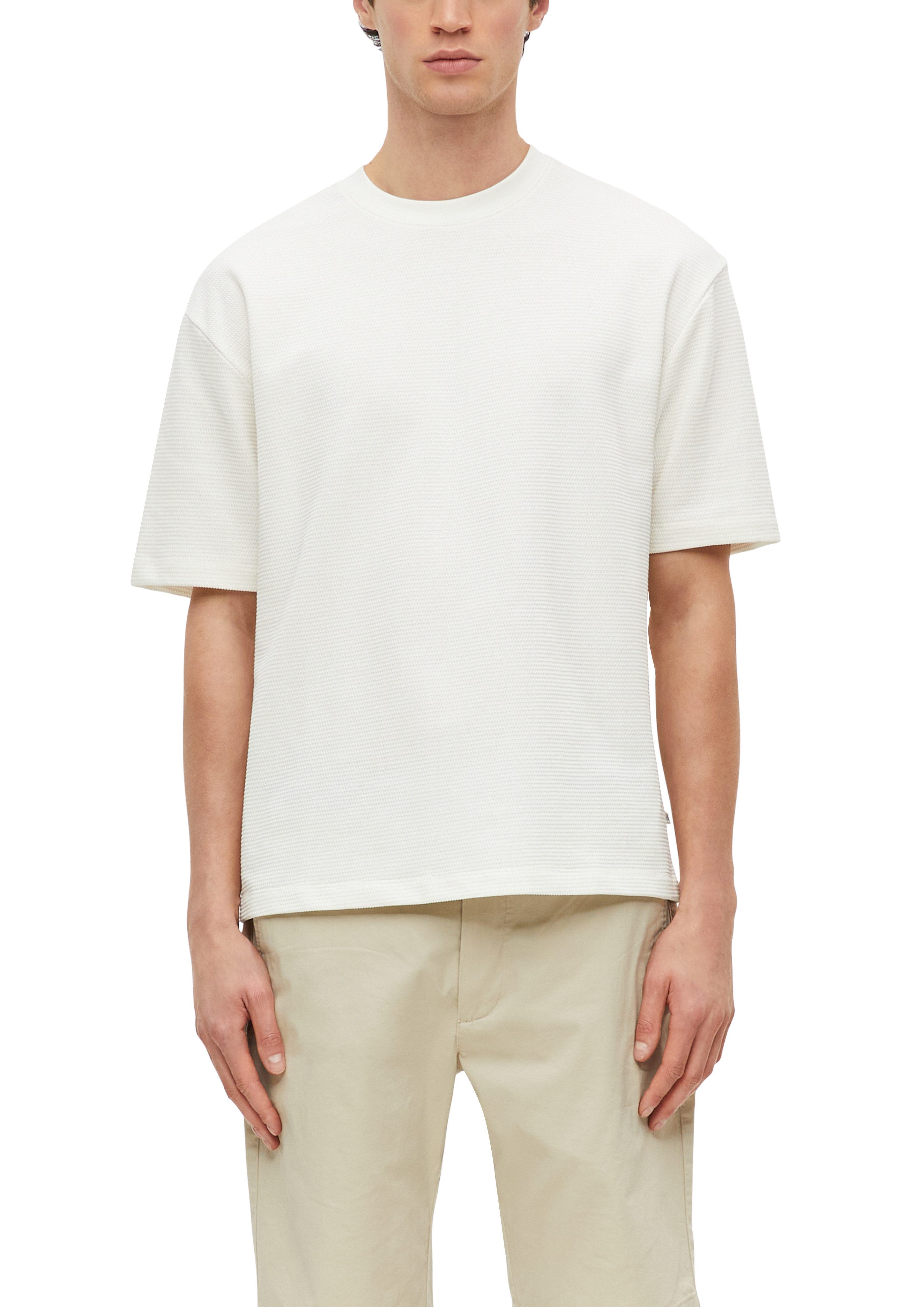 s.Oliver Kurzarmshirt Sommershirt in Struktur-Optik