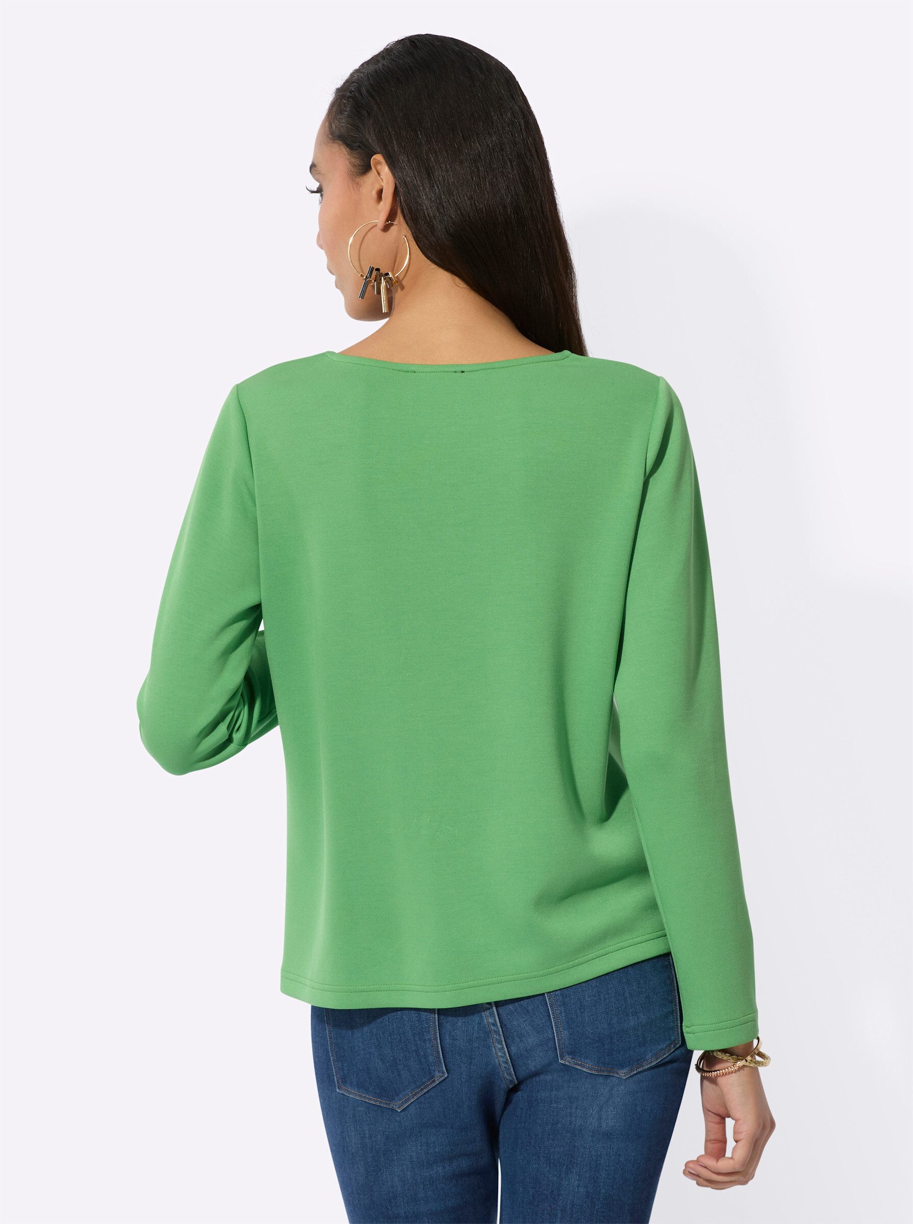 creation L T-Shirt Modal-Mix-Shirt Langarm günstig online kaufen