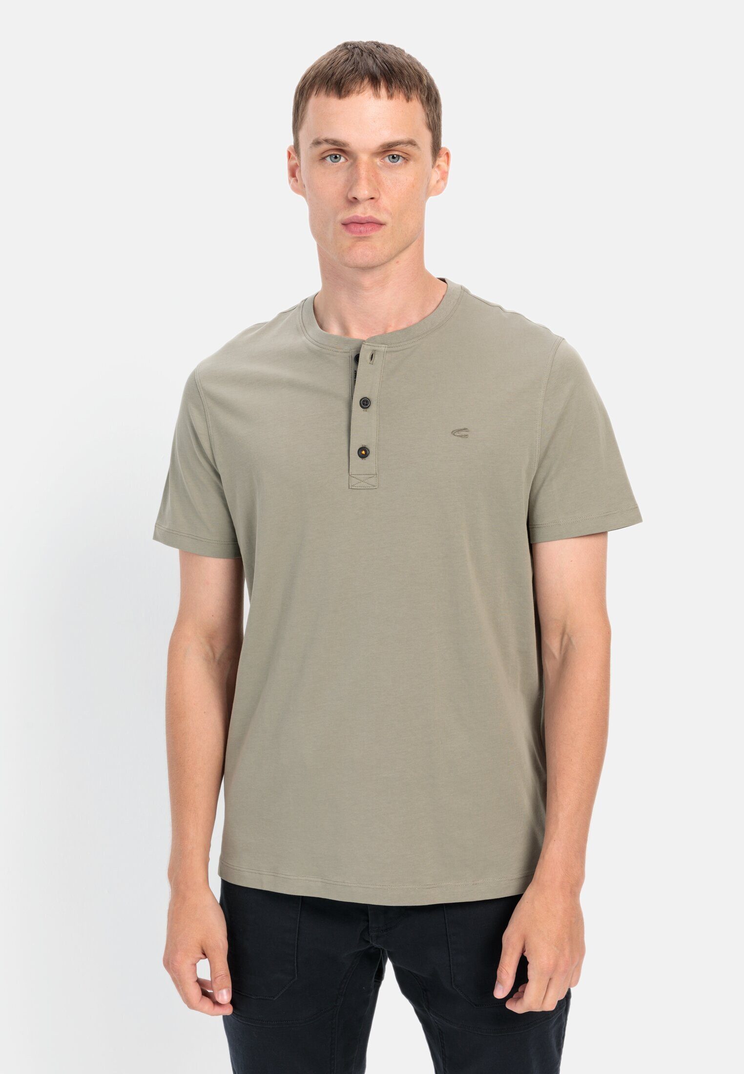 camel active Henleyshirt Kurzarm Henley günstig online kaufen