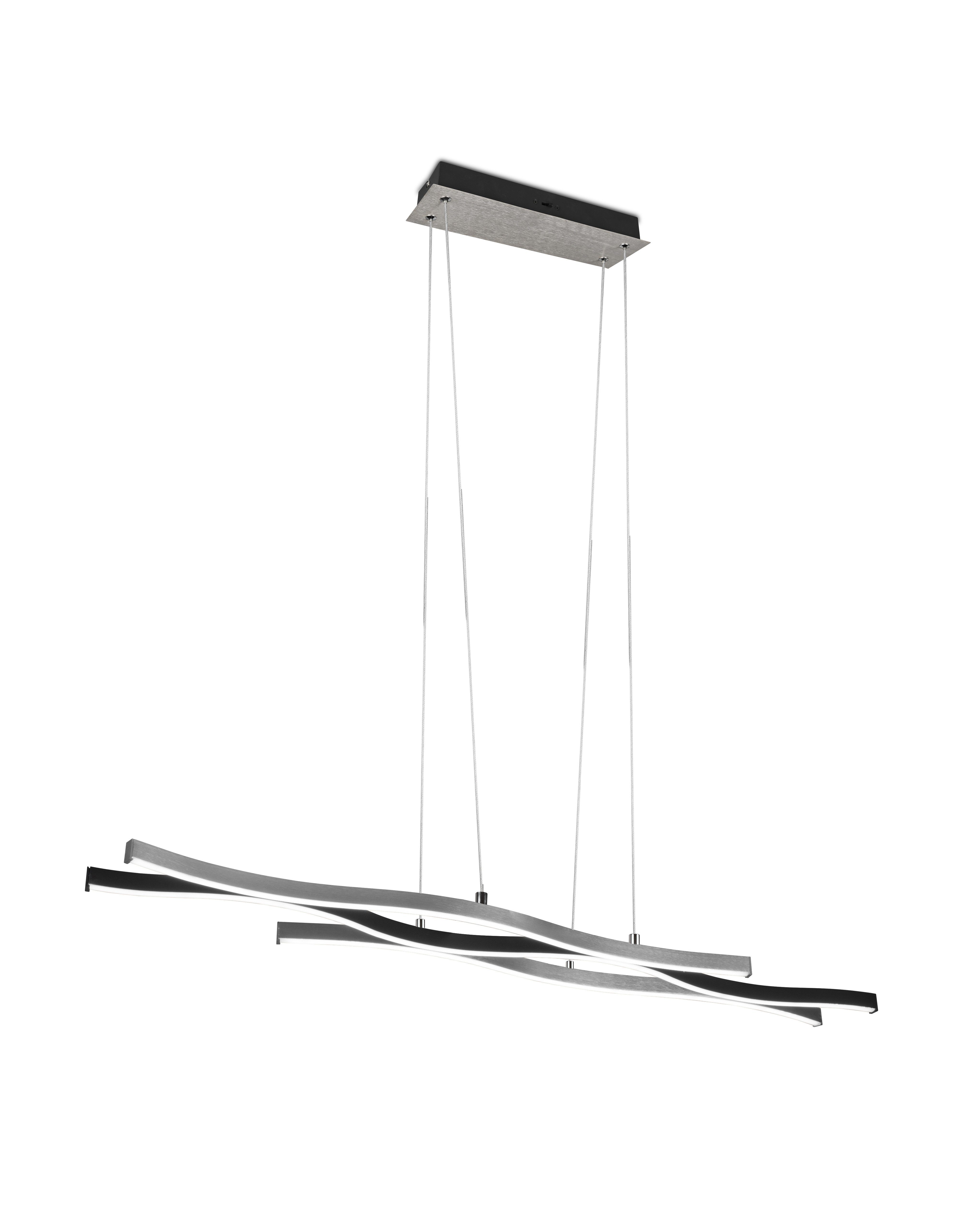 lightling LED Pendelleuchte Blake, LED fest integriert, neutralweiß, moderne Pendellampe in Metalloptik und tollem Design