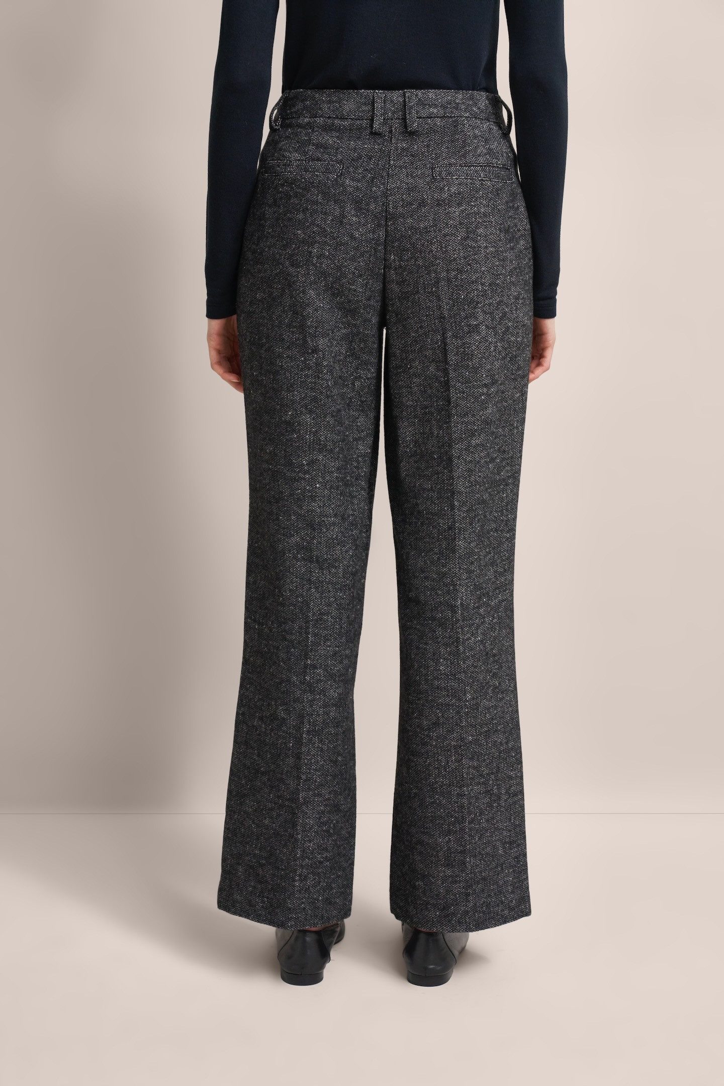 bugatti Stoffhose mit Woll-Struktur