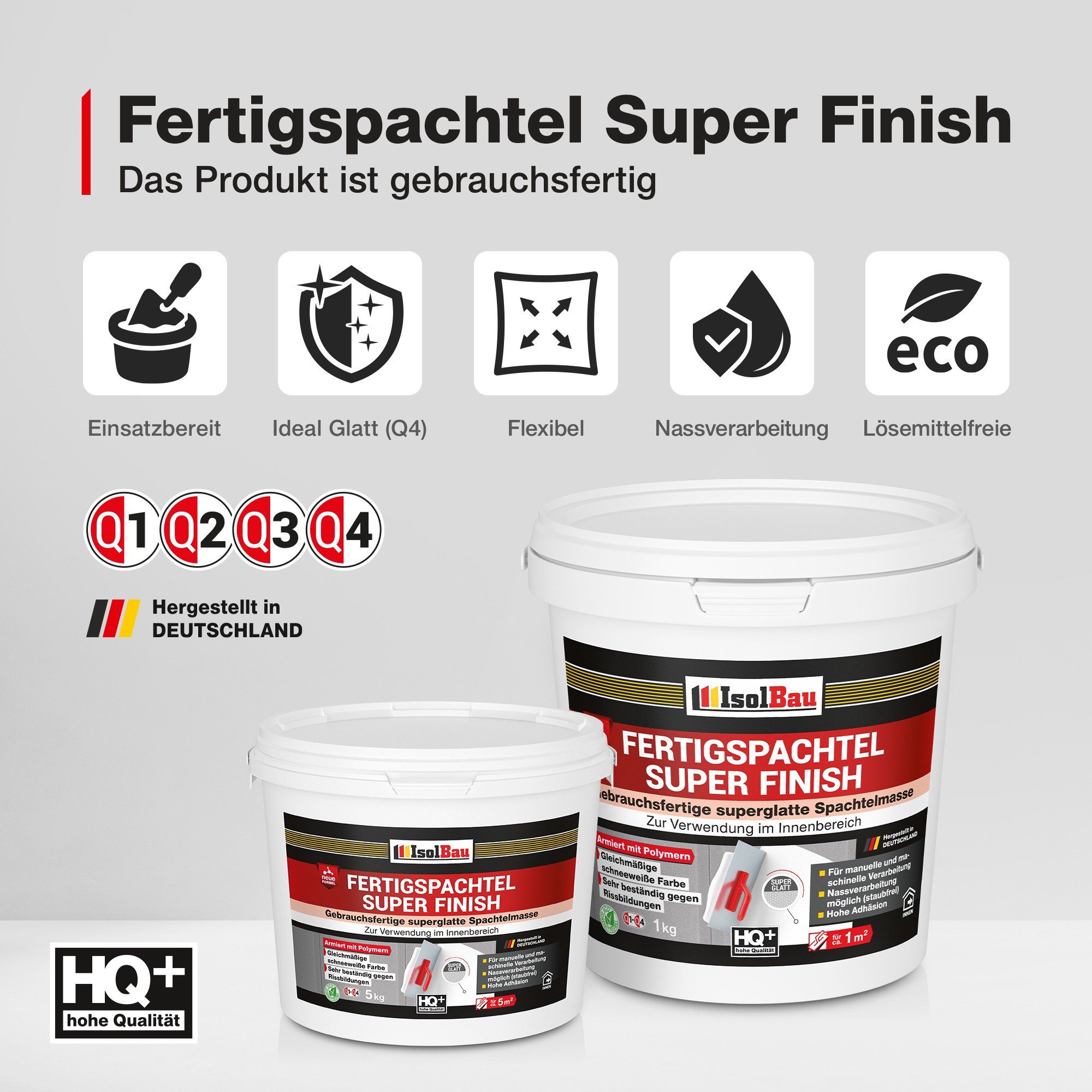None Fertigspachtel Spachtelmasse 20kg Polymer-Gips Glättspachtel günstig online kaufen
