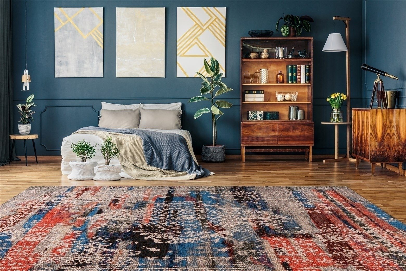 Kayoom Teppich in Multi / Rot - 230x160 (LxB)