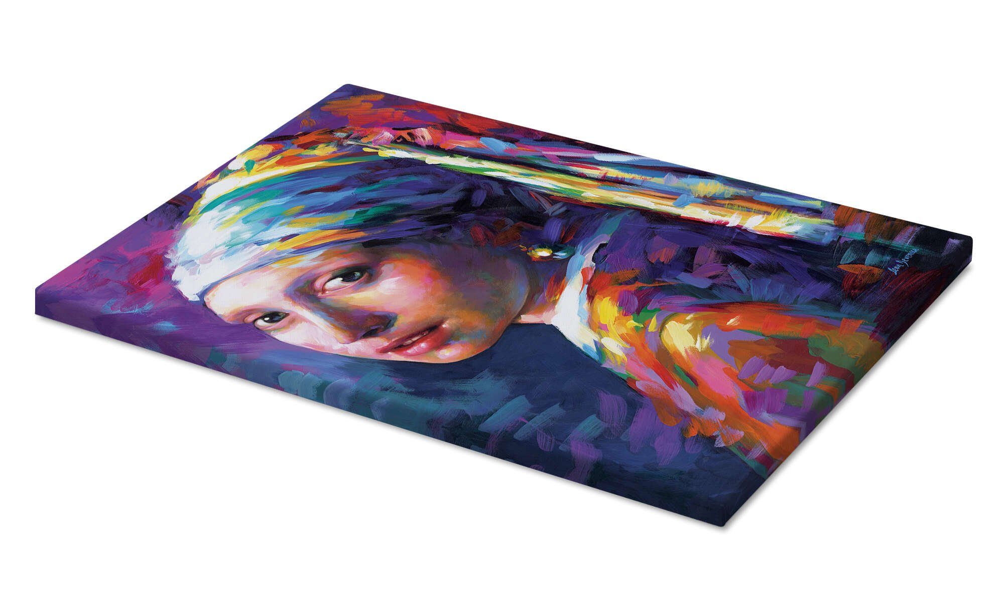 Posterlounge Leinwandbild Leon Devenice, Mädchen mit günstig online kaufen