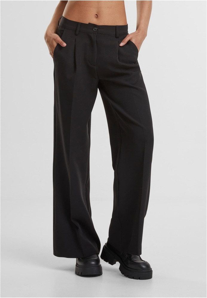 URBAN CLASSICS Stoffhose Ladies Wide Leg günstig online kaufen