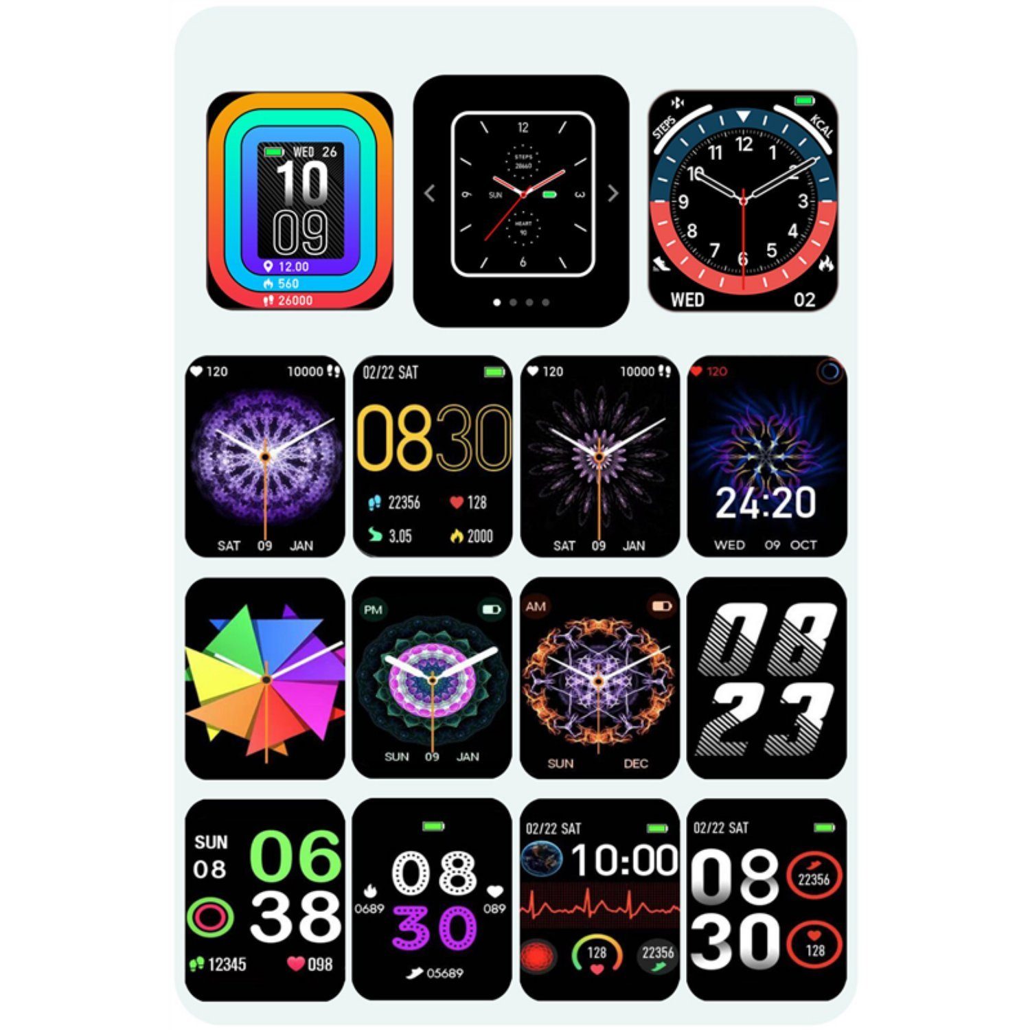 Maxcom Maxcom Harmony Touch Fitness Smartwatch Silber Smartwatch, 1-tlg.