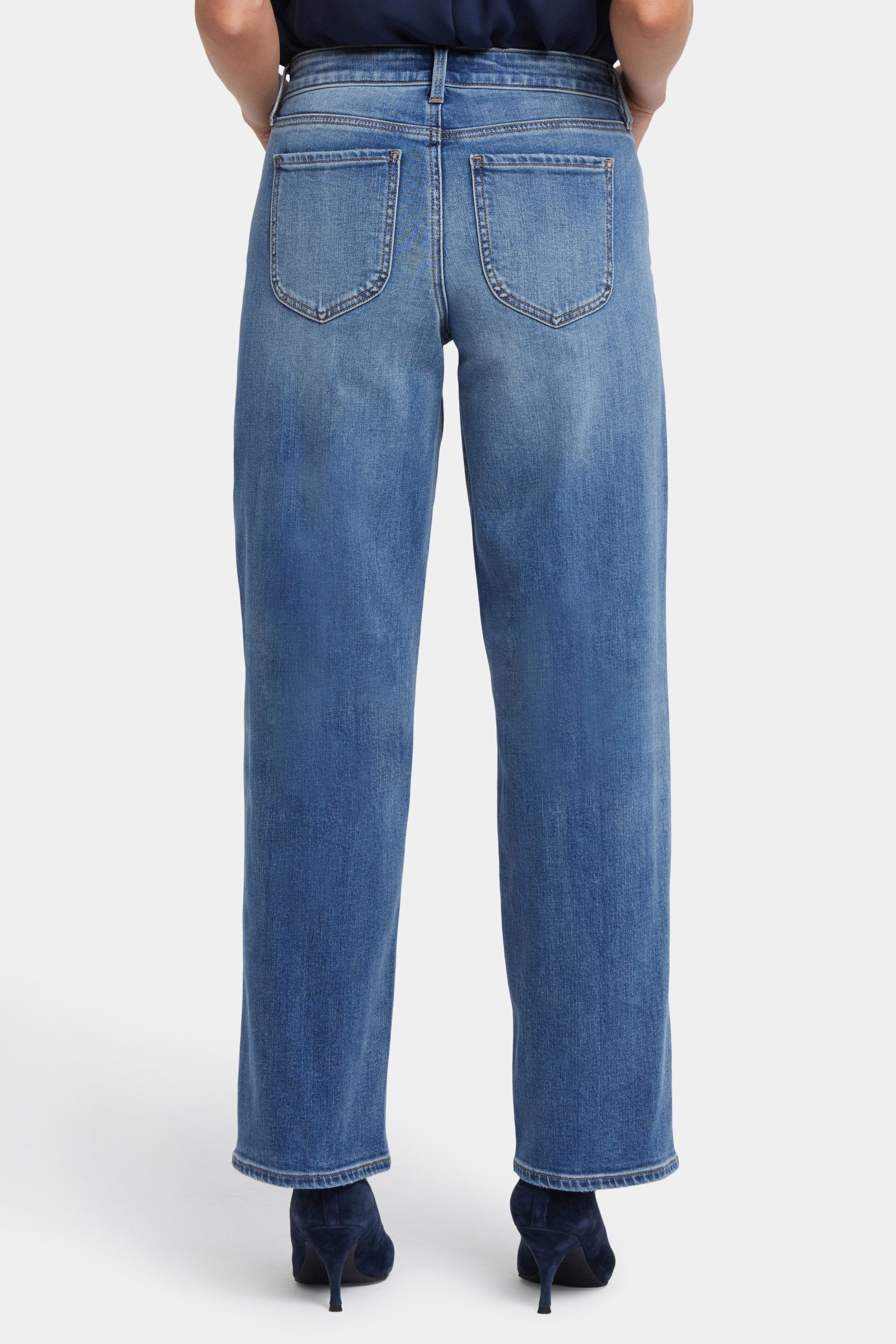 NYDJ Weite Jeans Jemma Barrel Jeans mit hoher Taille